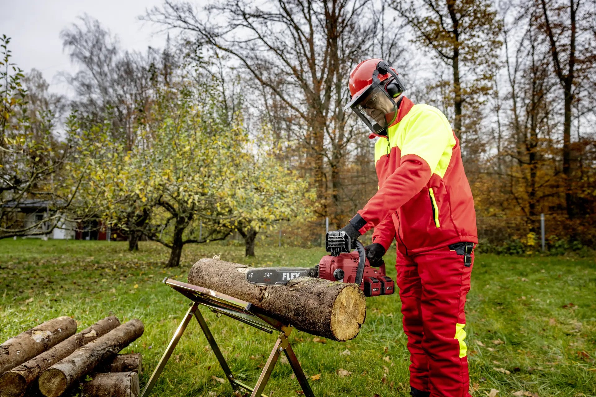 FLEX Cordless Chainsaw 2x18 V 35cm GCS 35 2x18-EC 531276