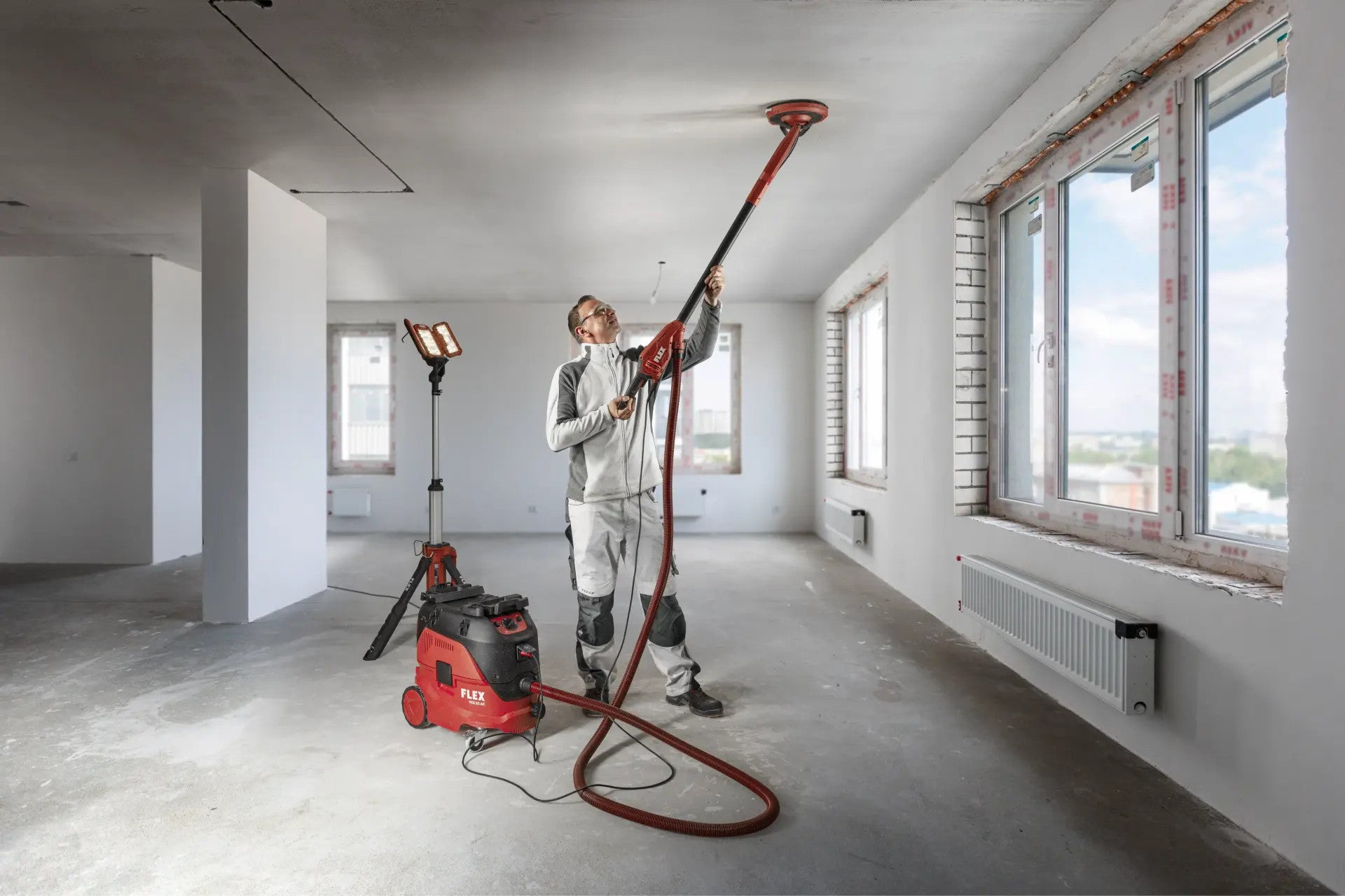 FLEX Wand- und Deckenschleifer Langhalsschleifer Giraffe® GE 6 R-EC 530900