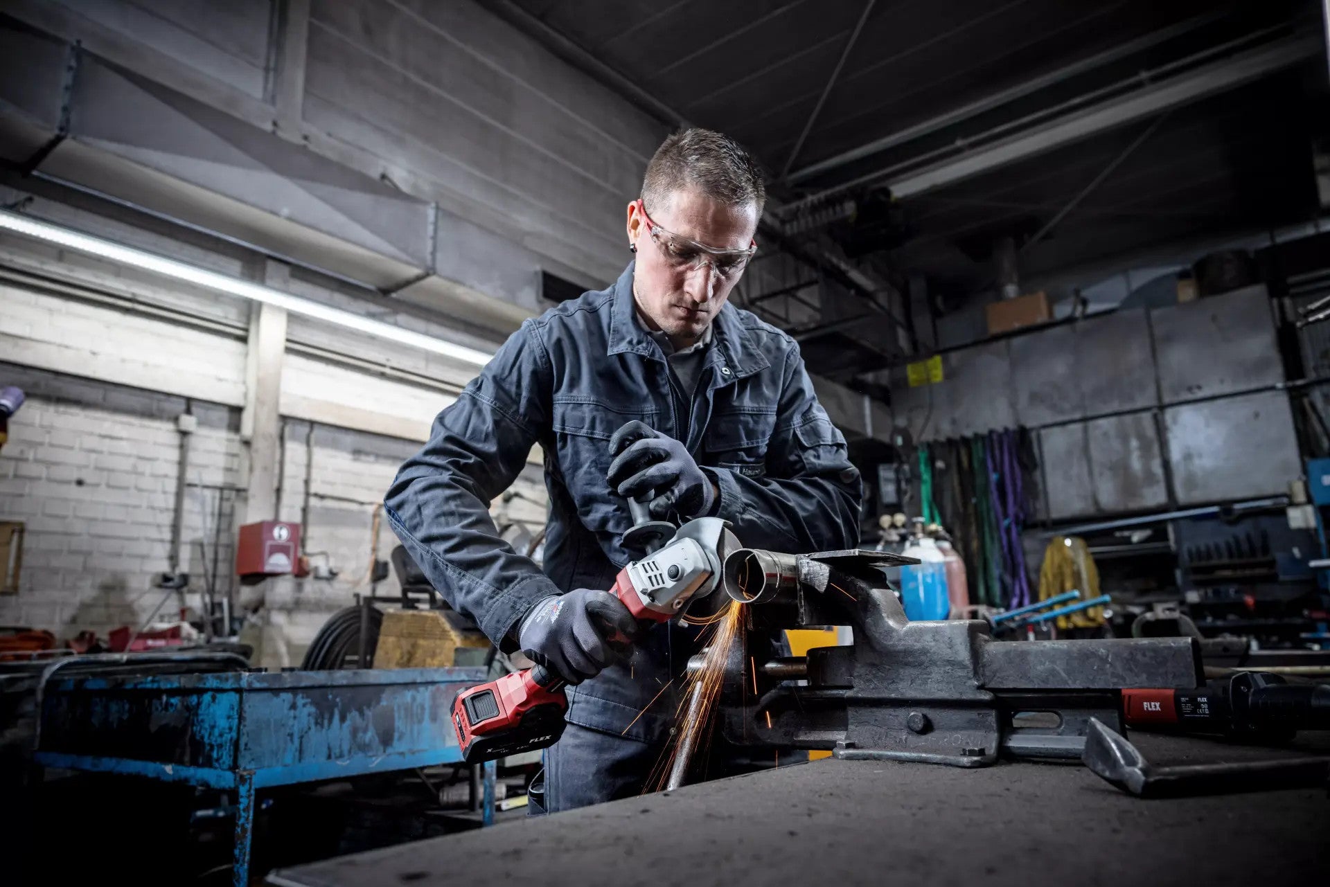 FLEX Akku-Winkelschleifer 18V 125 mm LB 125 18.0-EC C 499307