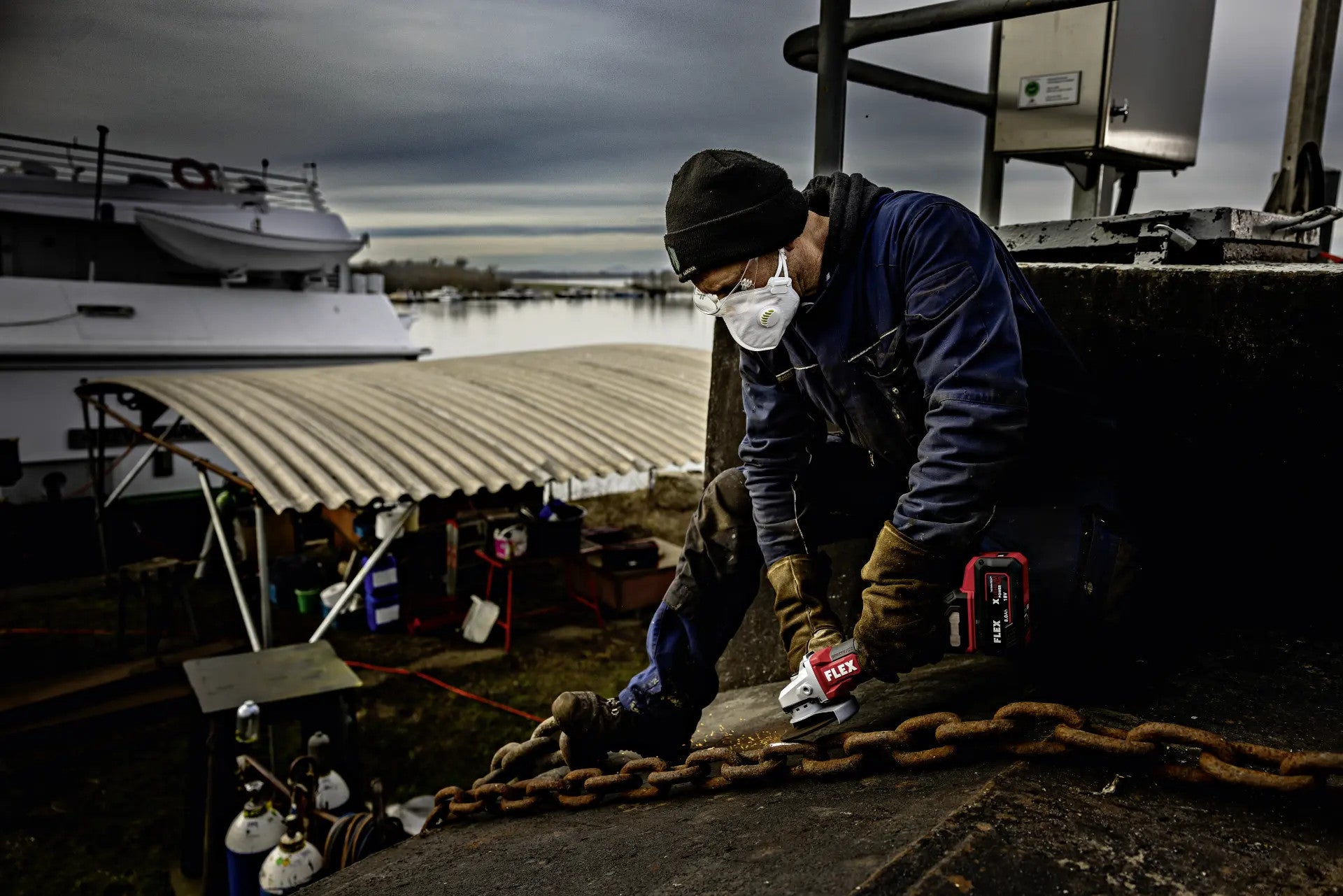 FLEX Akku-Winkelschleifer 18V LBP 125-15 18-EC C 531770