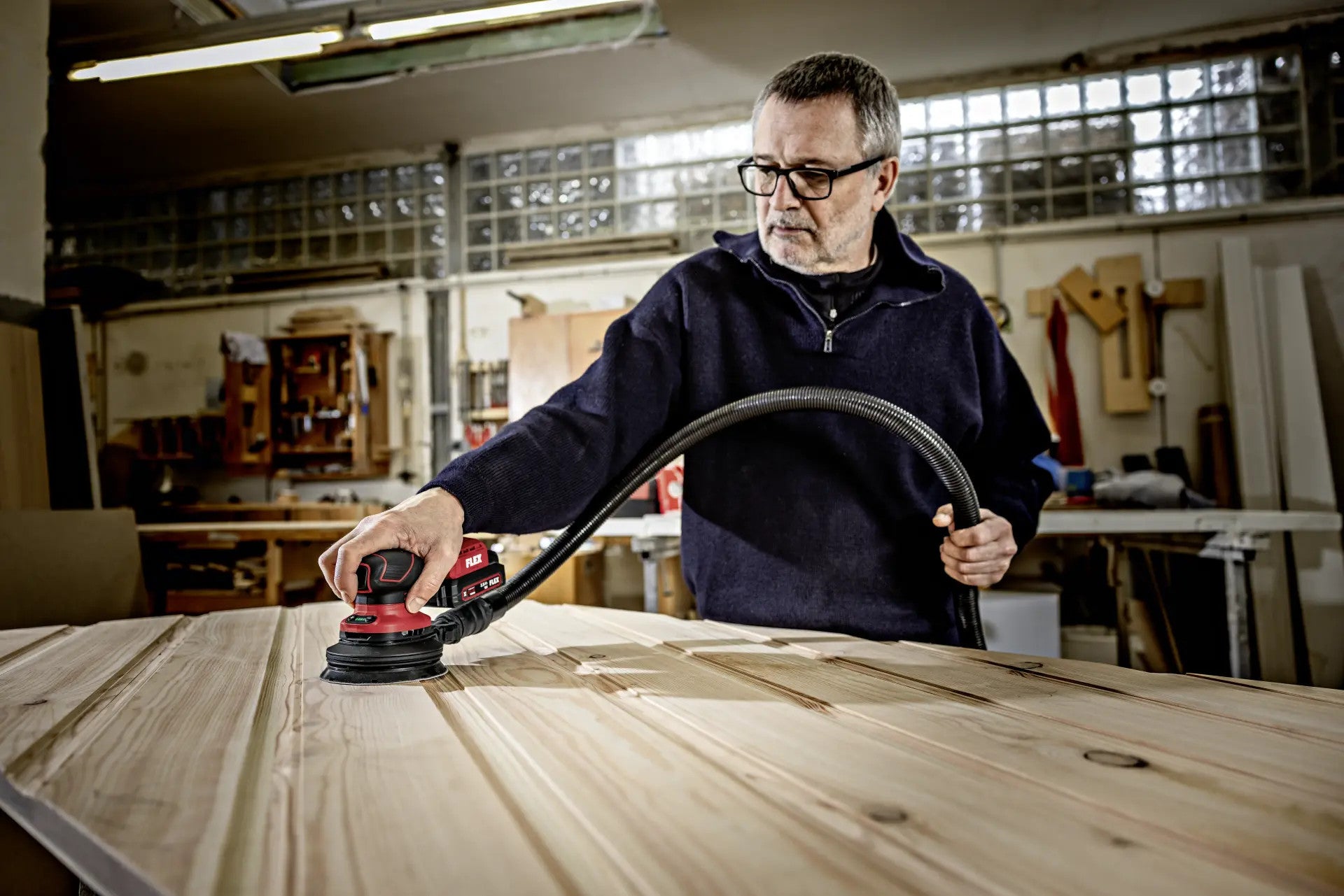 FLEX cordless eccentric sander 18V ORE 2-125 18-EC C 532081