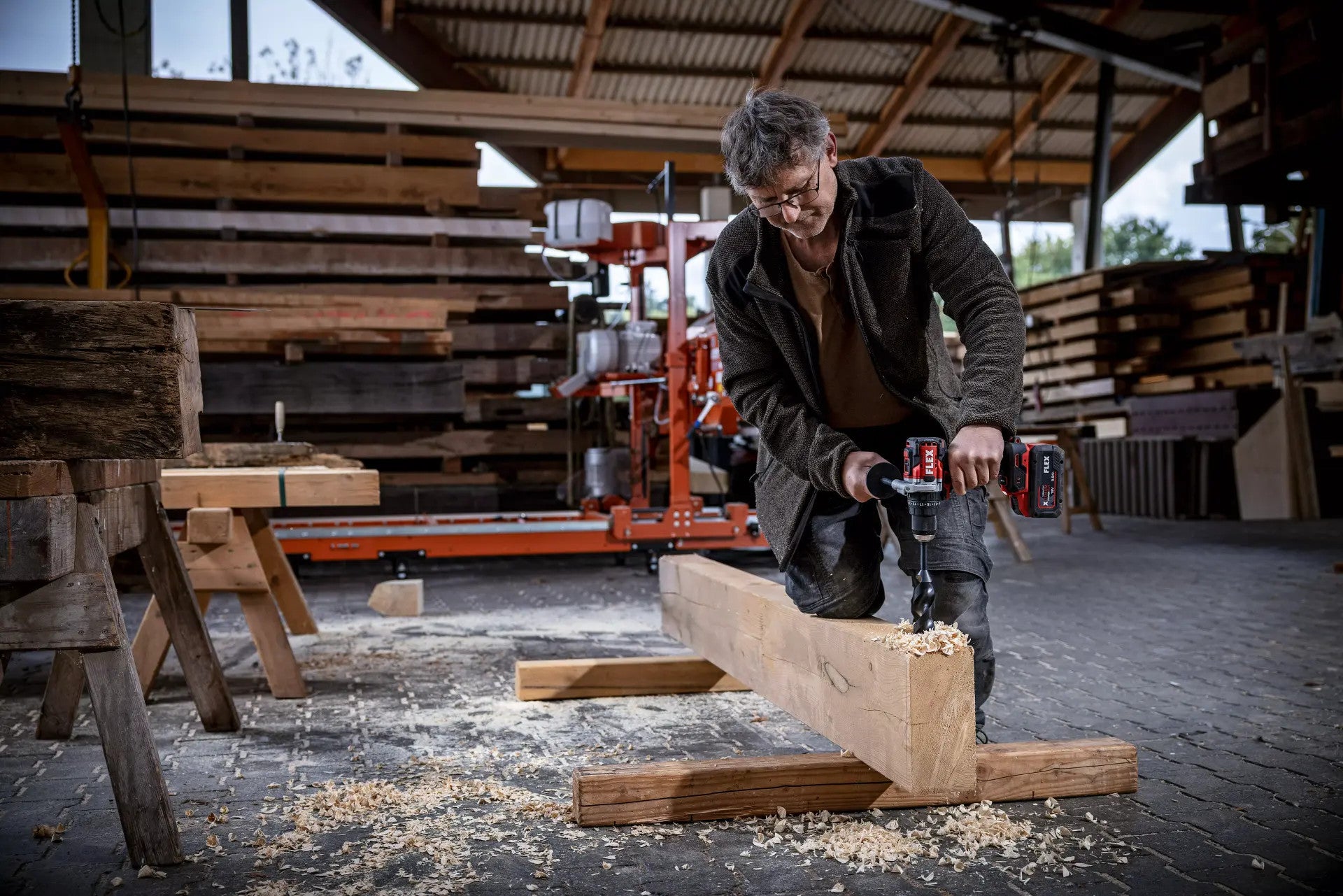 FLEX Cordless Impact Drill Driver 18V PD 2G 18.0-EC HD C 515698