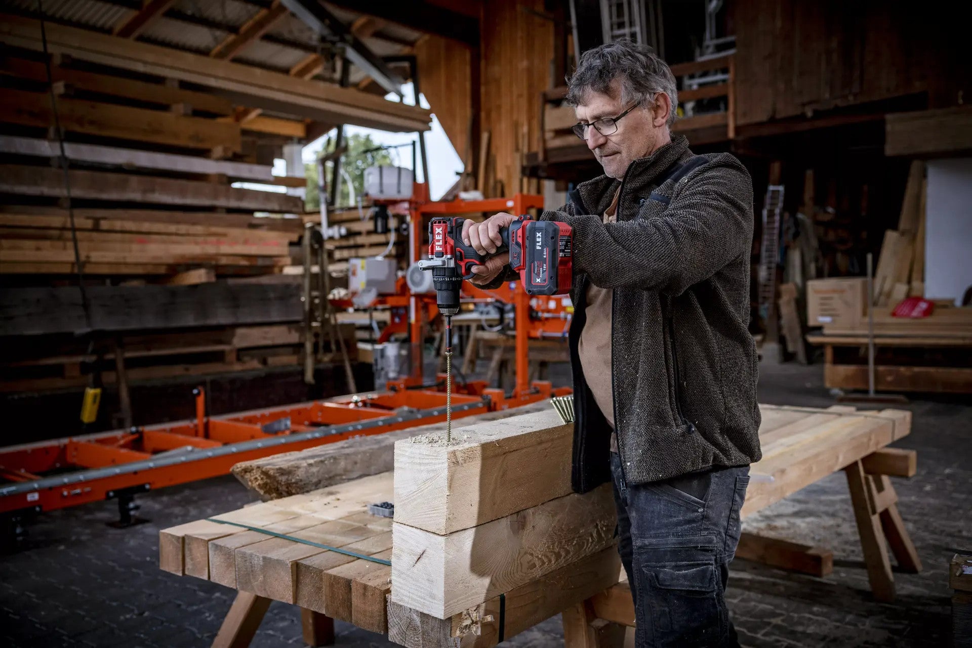 FLEX Cordless Impact Drill Driver 18V PD 2G 18.0-EC HD C 515698