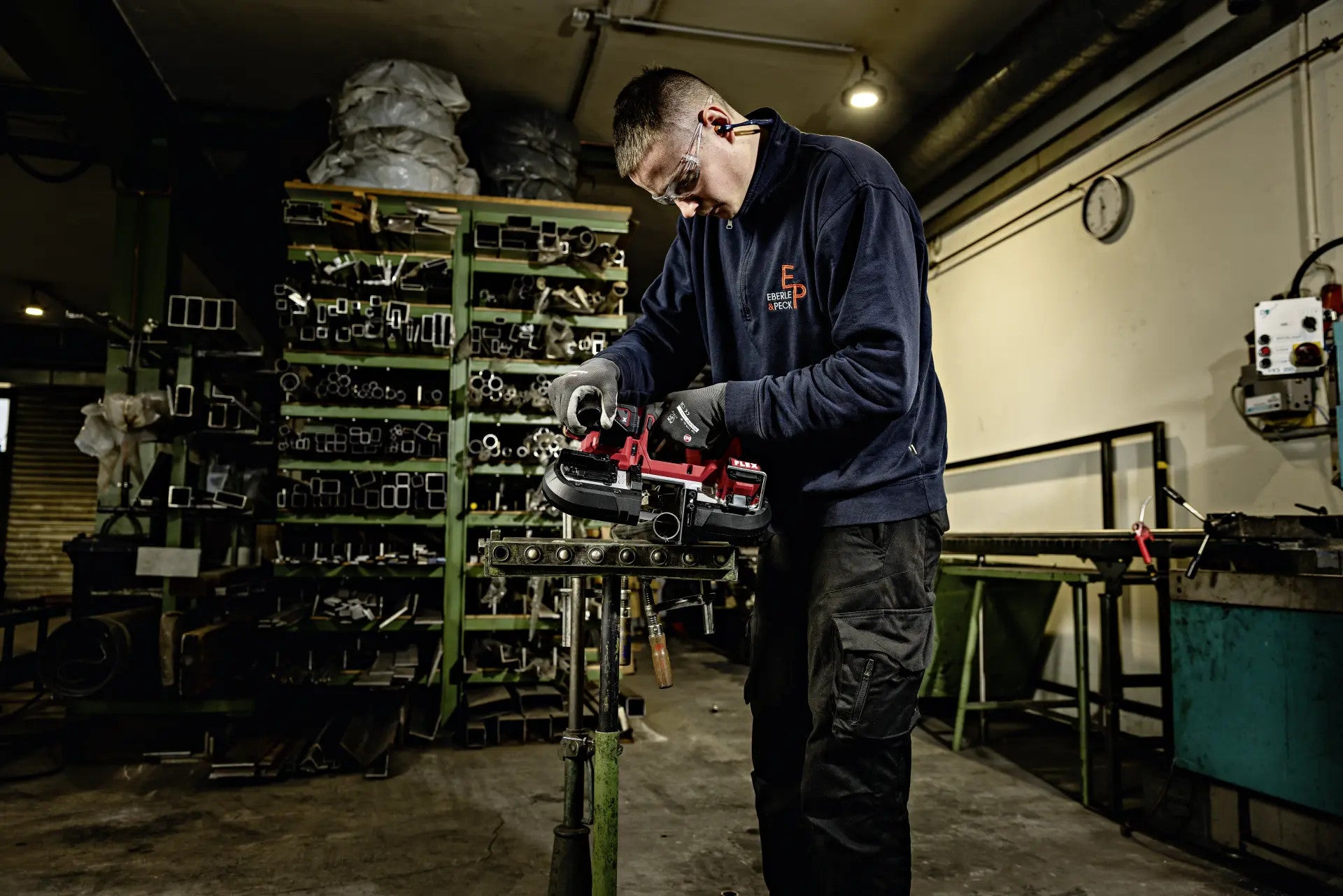 FLEX Akku-Bandsäge 18V SBE 64 18-EC Sortimo Werkzeugkoffer 531748