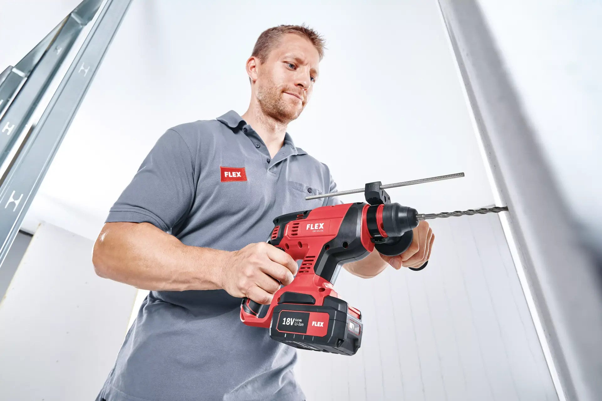 FLEX cordless combination hammer 18V CHE 18.0-EC C 491284