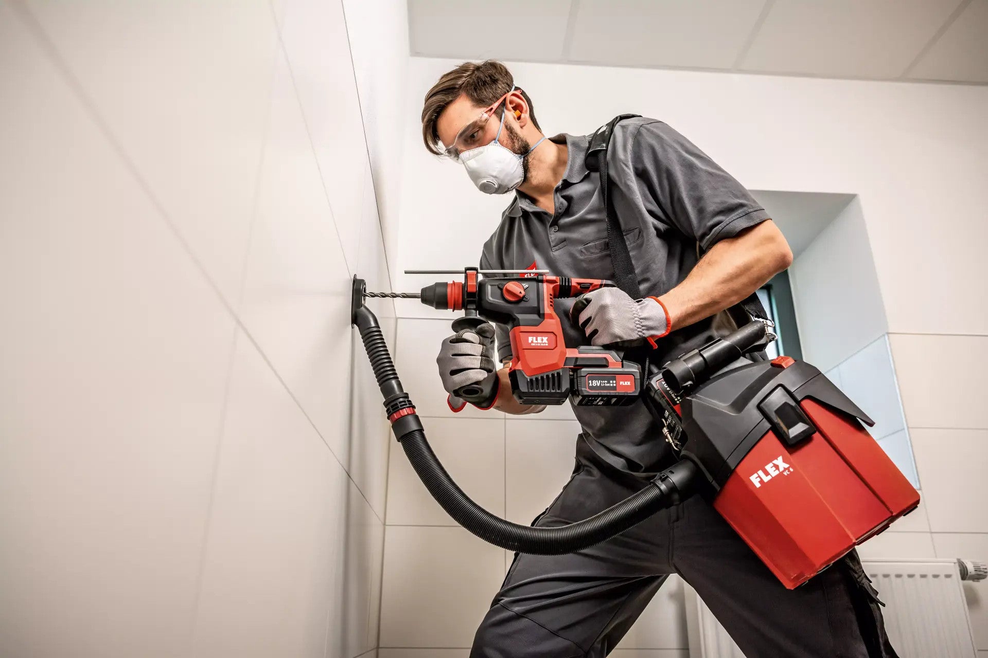 FLEX Akku-Kombihammer 18V CHE 2-26 18.0-EC C 491314