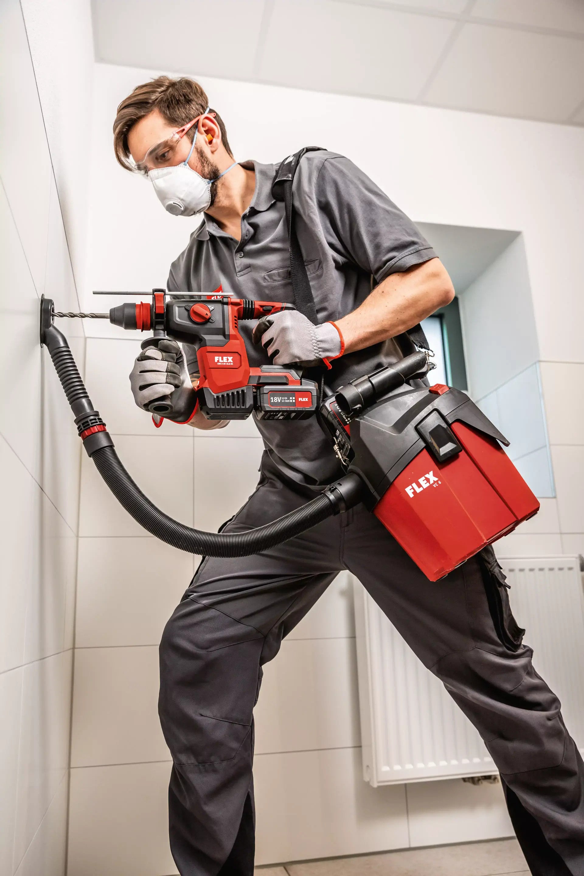 FLEX Akku-Kombihammer 18V CHE 2-26 18.0-EC C 491314