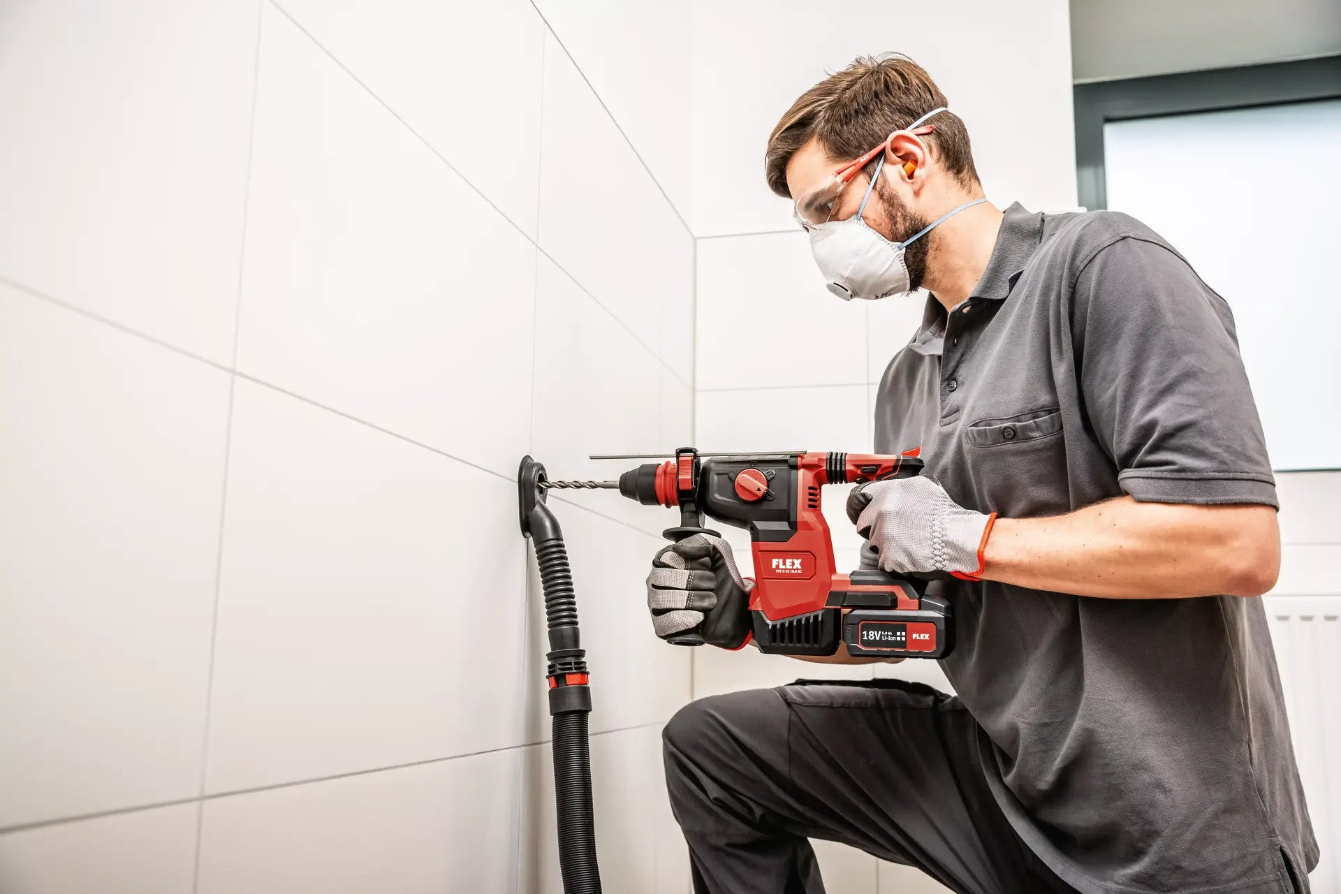 FLEX Akku-Kombihammer 18V CHE 2-26 18.0-EC C 491314