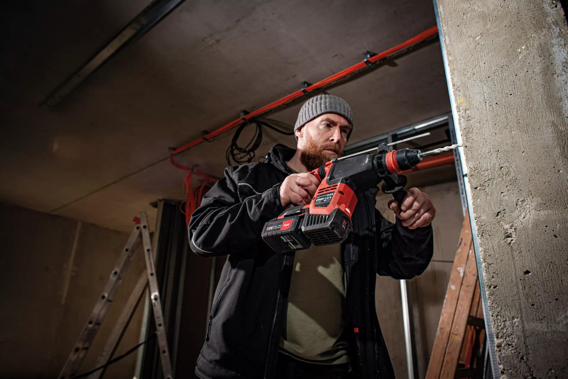 FLEX Akku-Kombihammer 18V CHE 2-26 18.0-EC C 491314