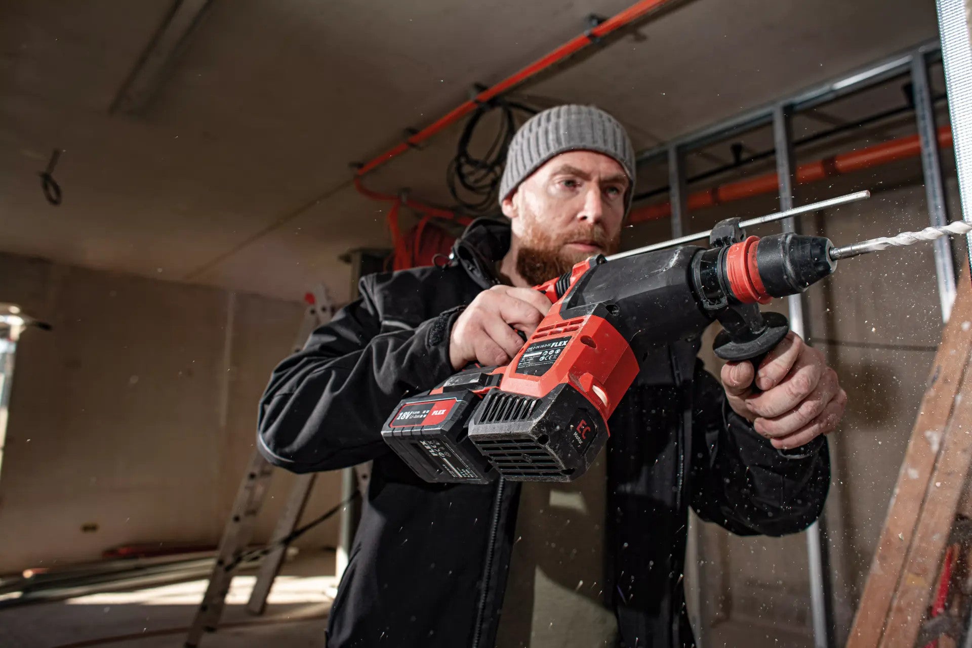 FLEX Akku-Kombihammer 18V CHE 2-26 18.0-EC C 491314