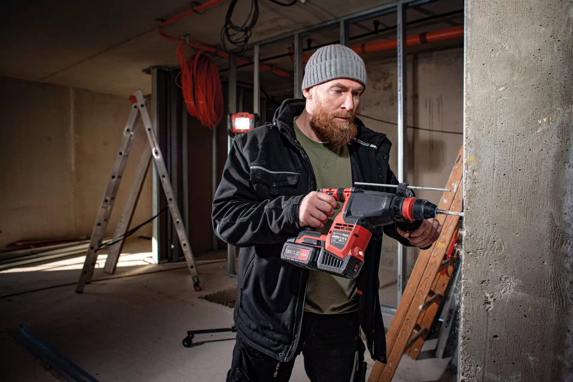 FLEX Akku-Kombihammer 18V CHE 2-26 18.0-EC C 491314