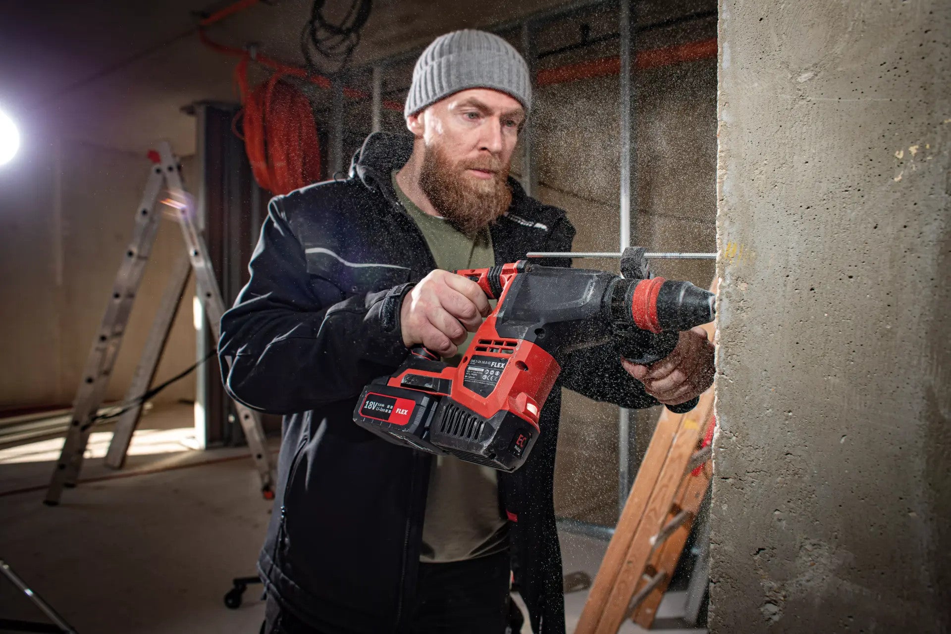 FLEX Akku-Kombihammer 18V CHE 2-26 18.0-EC C 491314