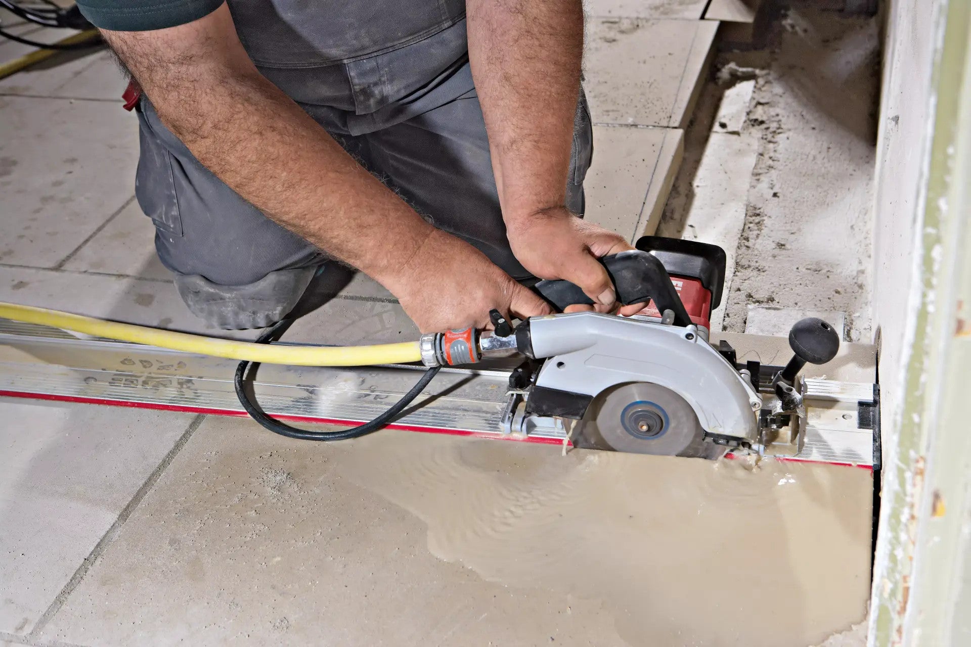 FLEX Diamond Stone Cutter CS 60 WET + Guide Rail 374016