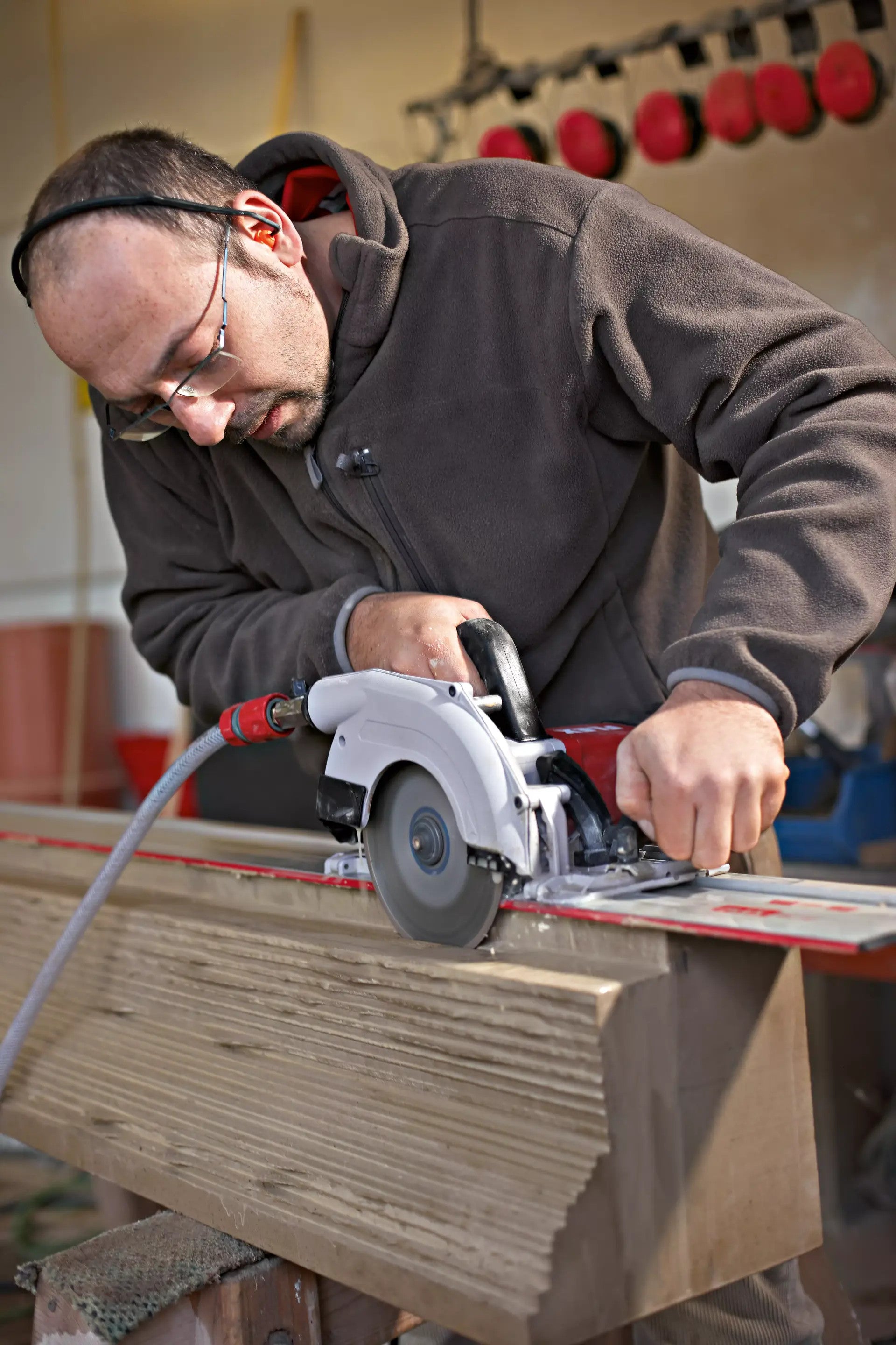 FLEX Diamond Stone Cutter CS 60 WET + Guide Rail 374016