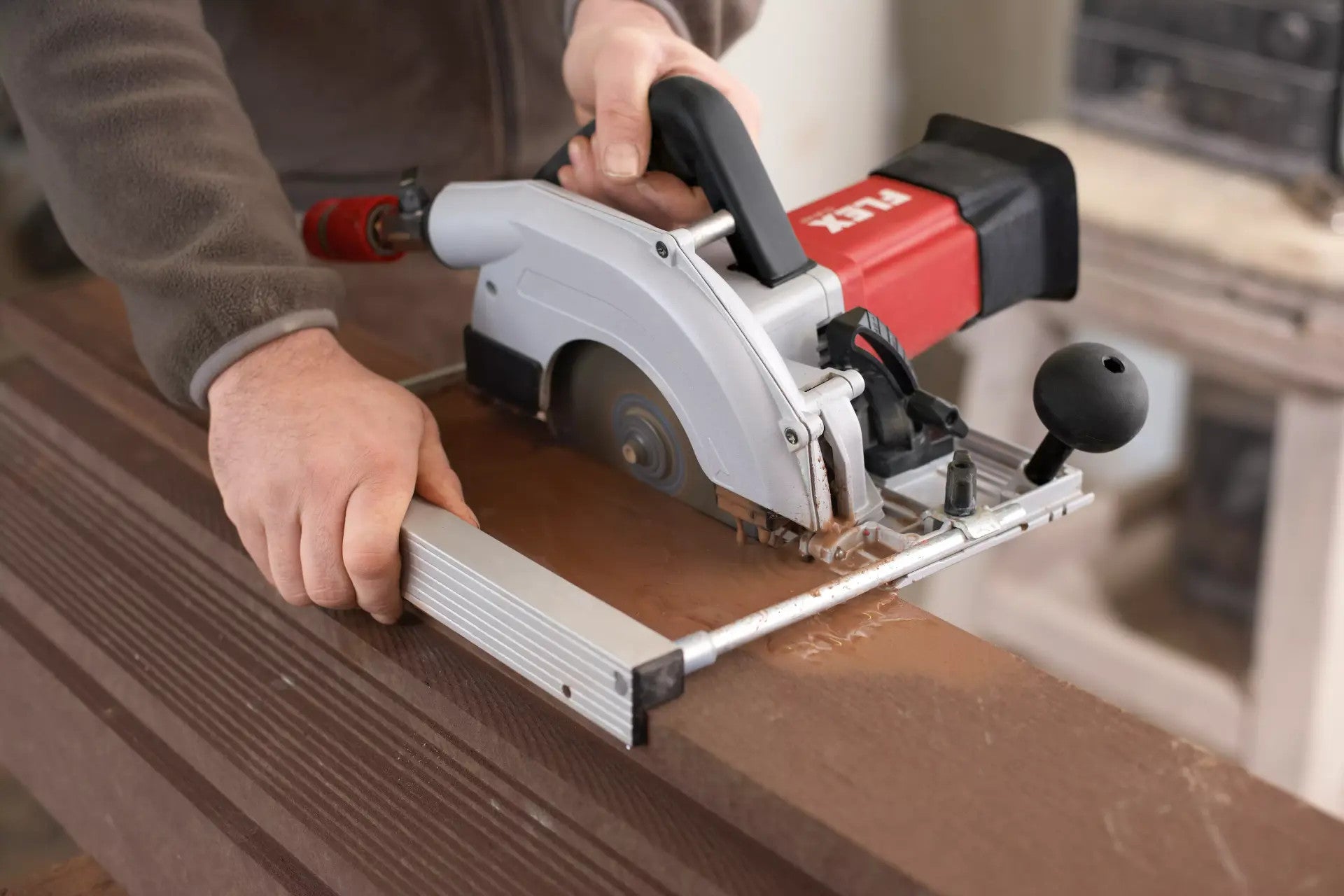 FLEX Diamond Stone Cutter CS 60 WET + Guide Rail 374016