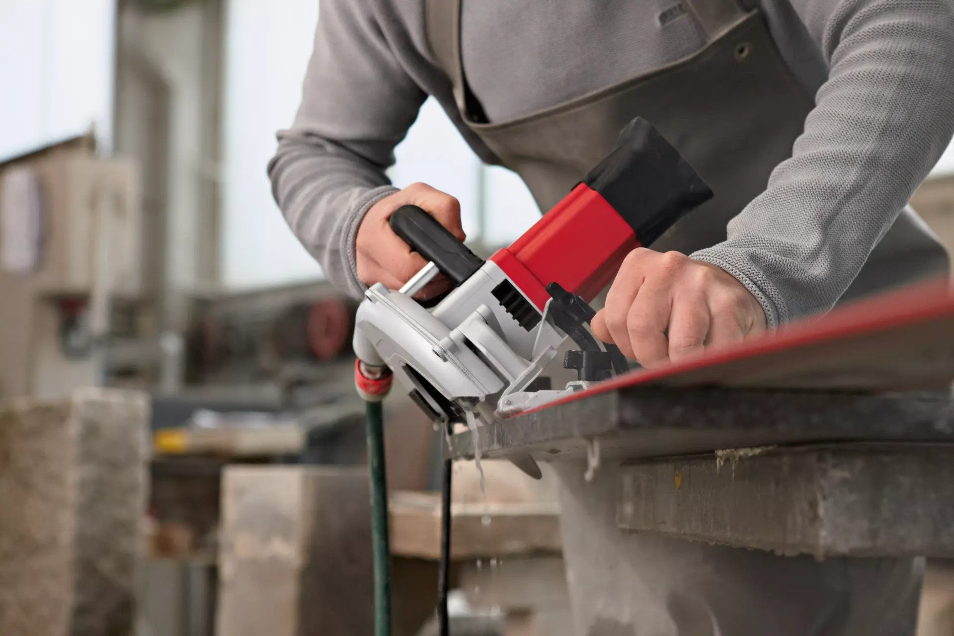 FLEX Diamond Stone Cutter CS 60 WET + Guide Rail 374016