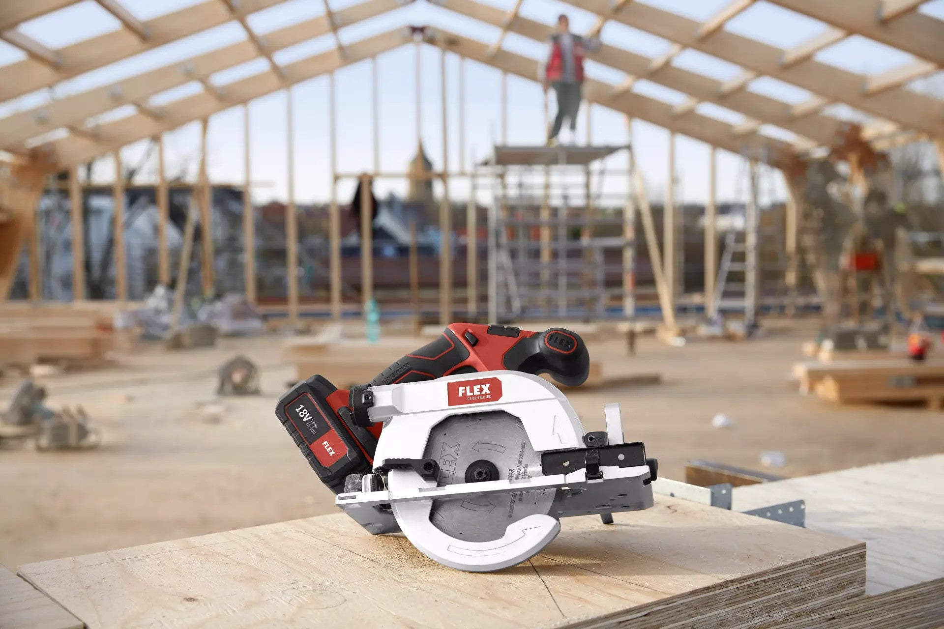 FLEX cordless hand-held circular saw with pendulum hood 18V CS 62 18.0-EC C 491322