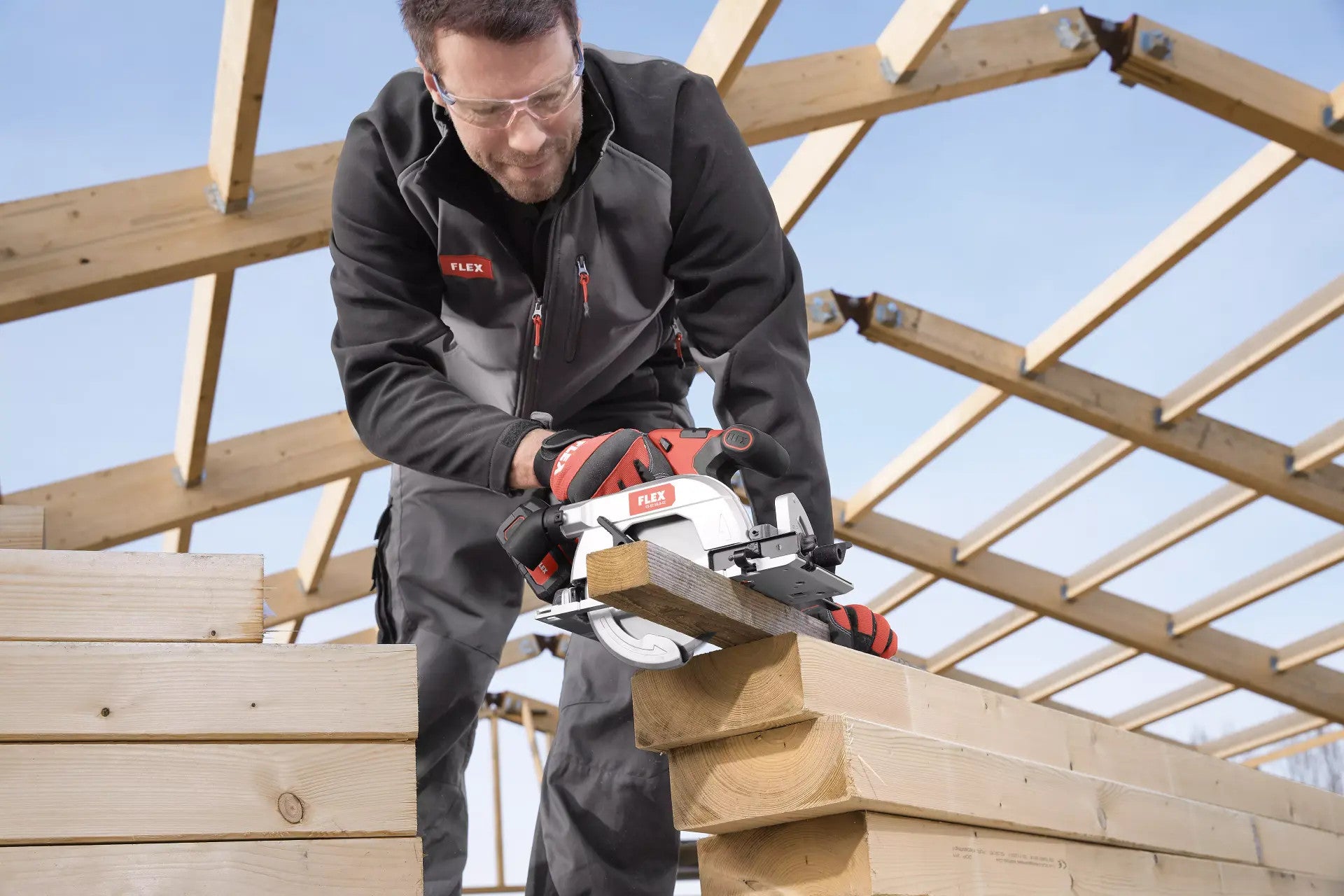 FLEX cordless hand-held circular saw with pendulum hood 18V CS 62 18.0-EC C 491322