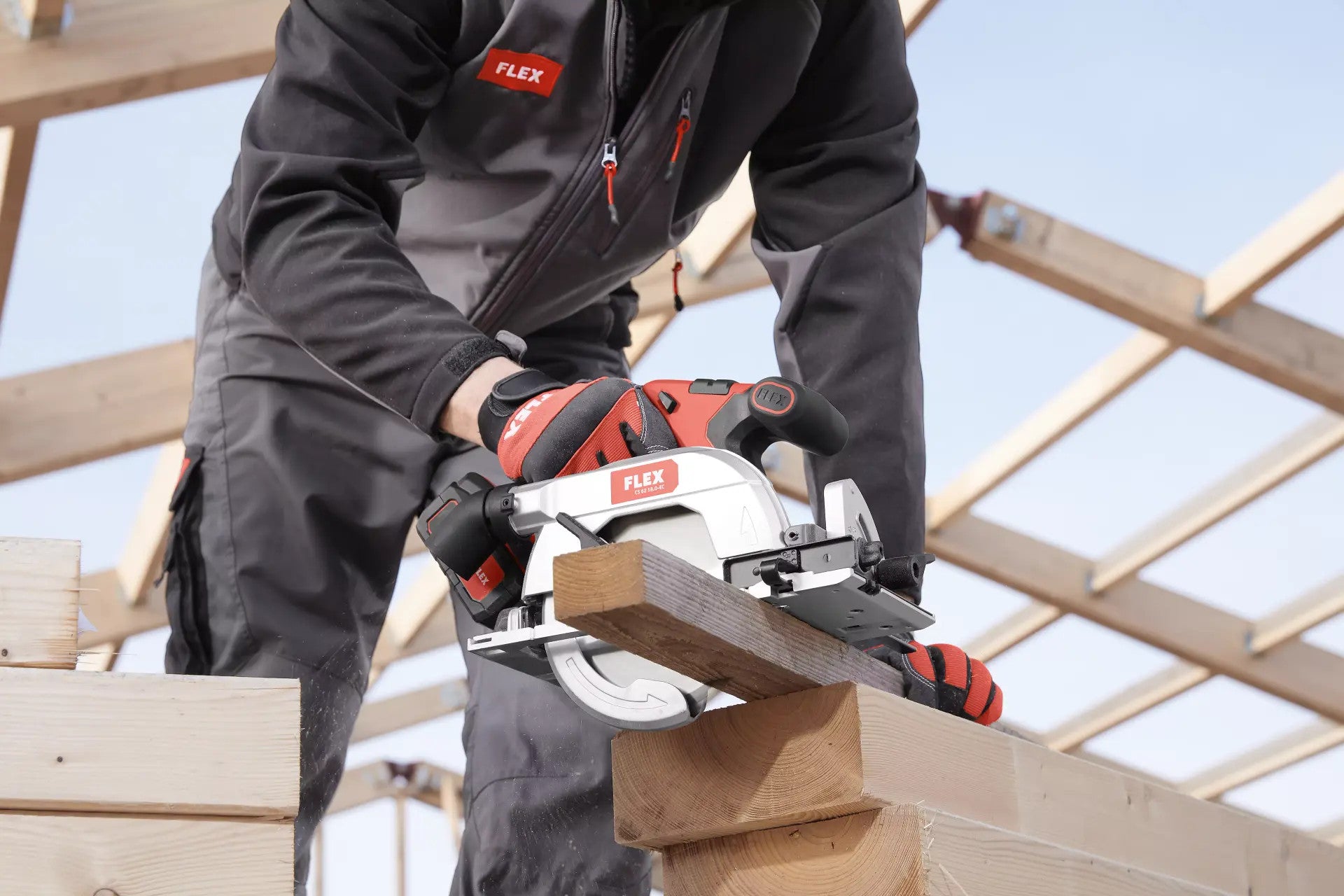 FLEX cordless hand-held circular saw with pendulum hood 18V CS 62 18.0-EC C 491322