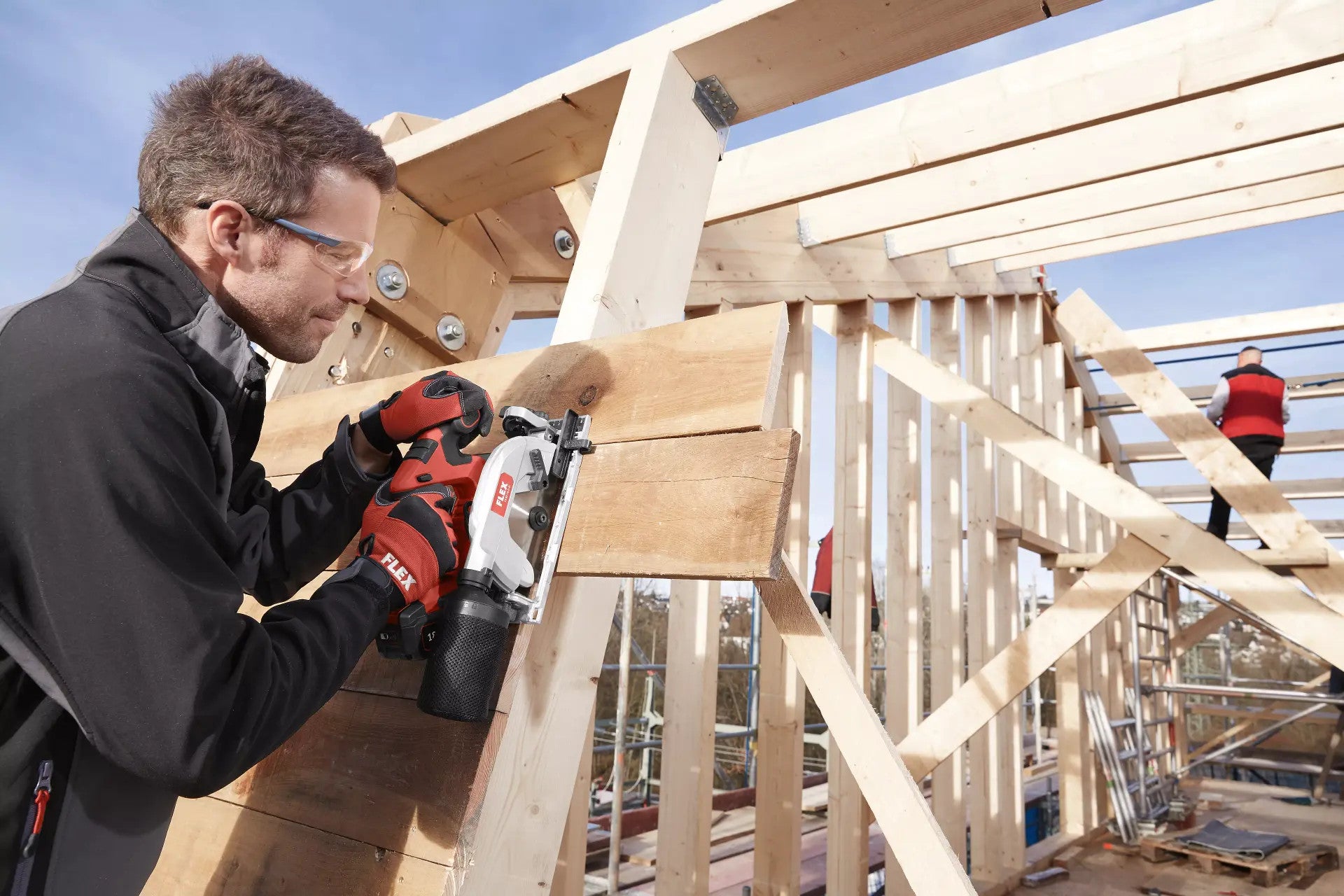 FLEX cordless hand-held circular saw with pendulum hood 18V CS 62 18.0-EC C 491322