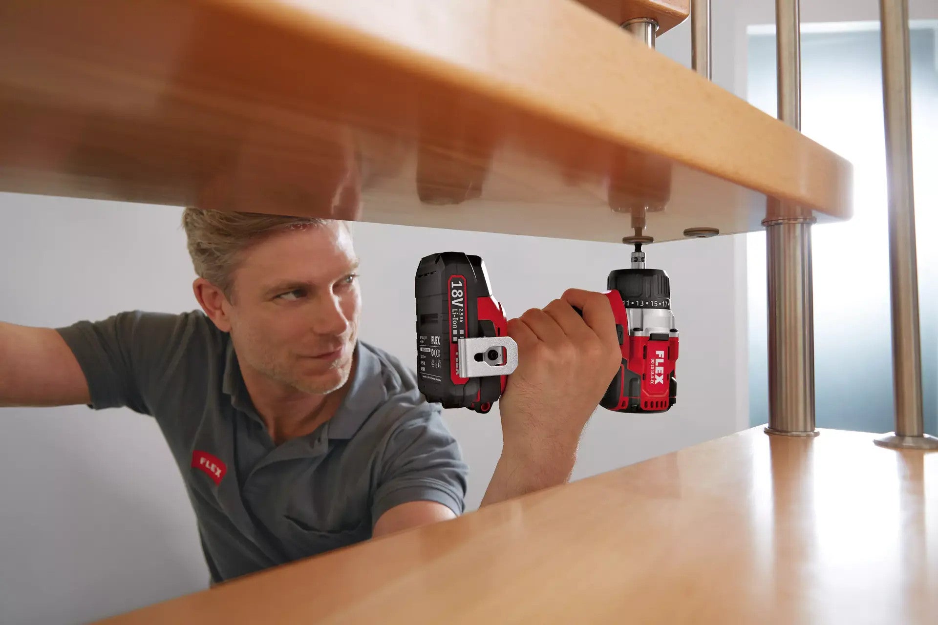 FLEX Akku-Bohrschrauber 18V 2-Gang DD 2G 18.0-EC C 491225