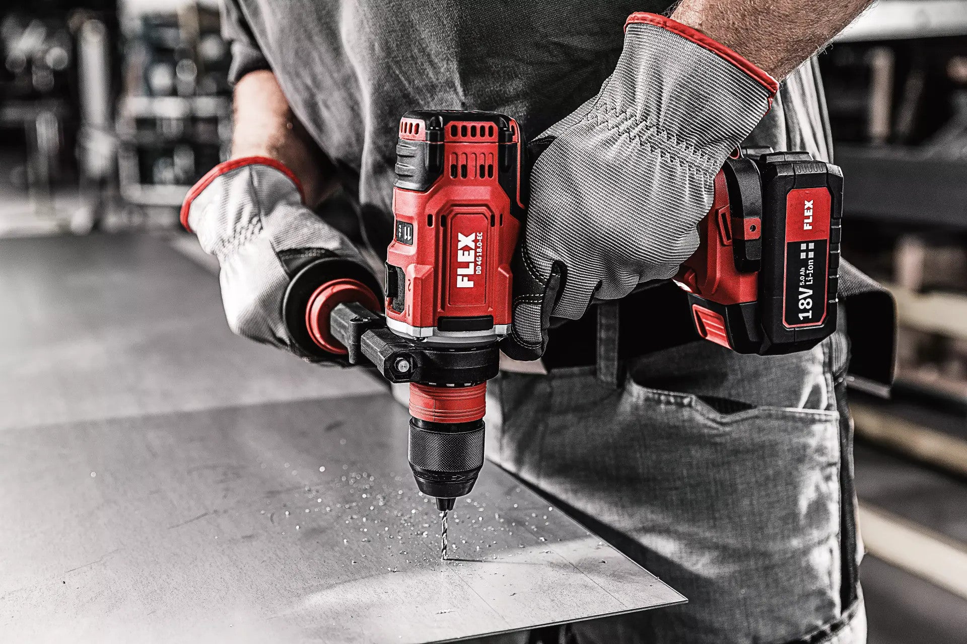 FLEX cordless drill/driver 18V 4-speed DD 4G 18.0-EC C 491292