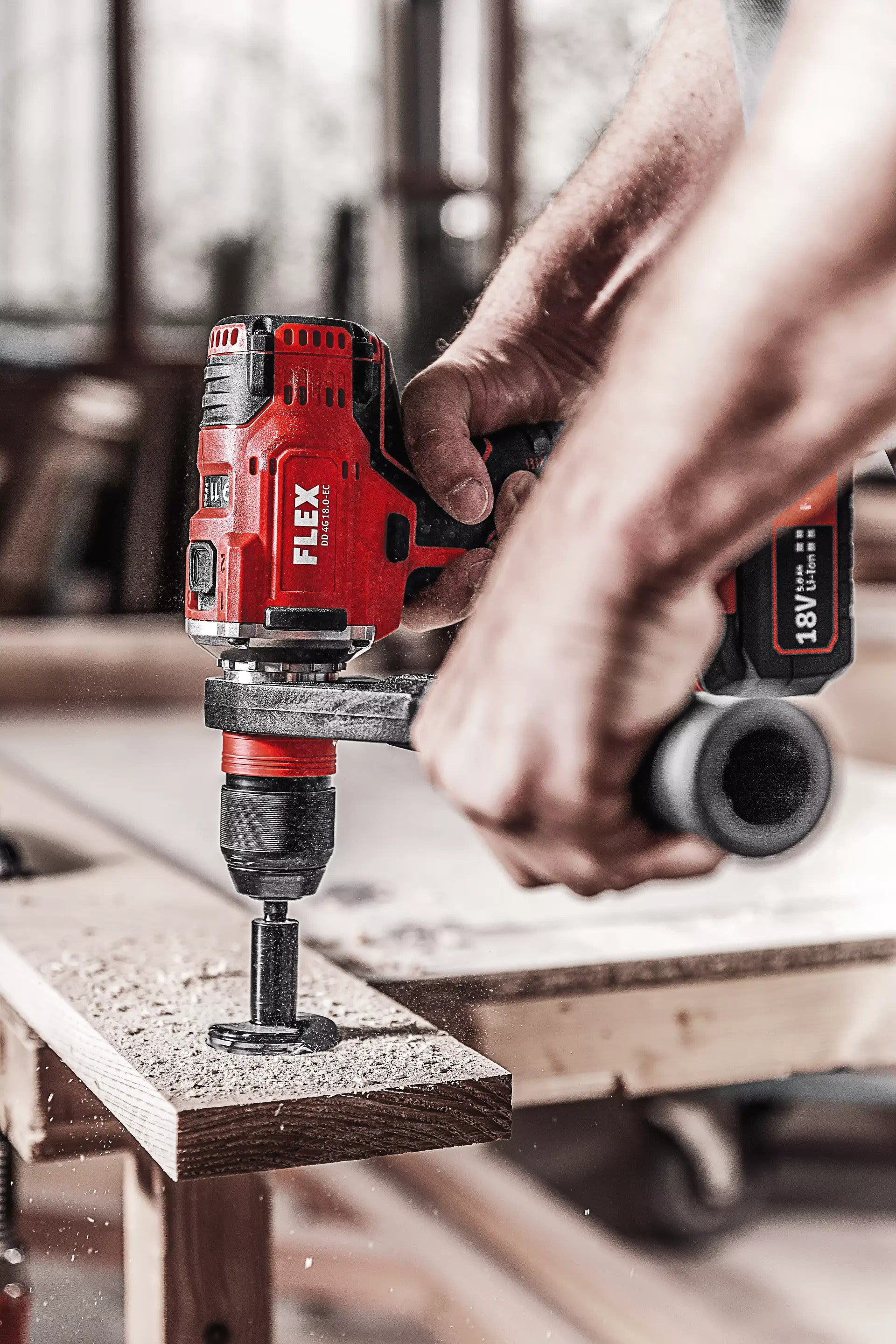 FLEX cordless drill/driver 18V 4-speed DD 4G 18.0-EC C 491292