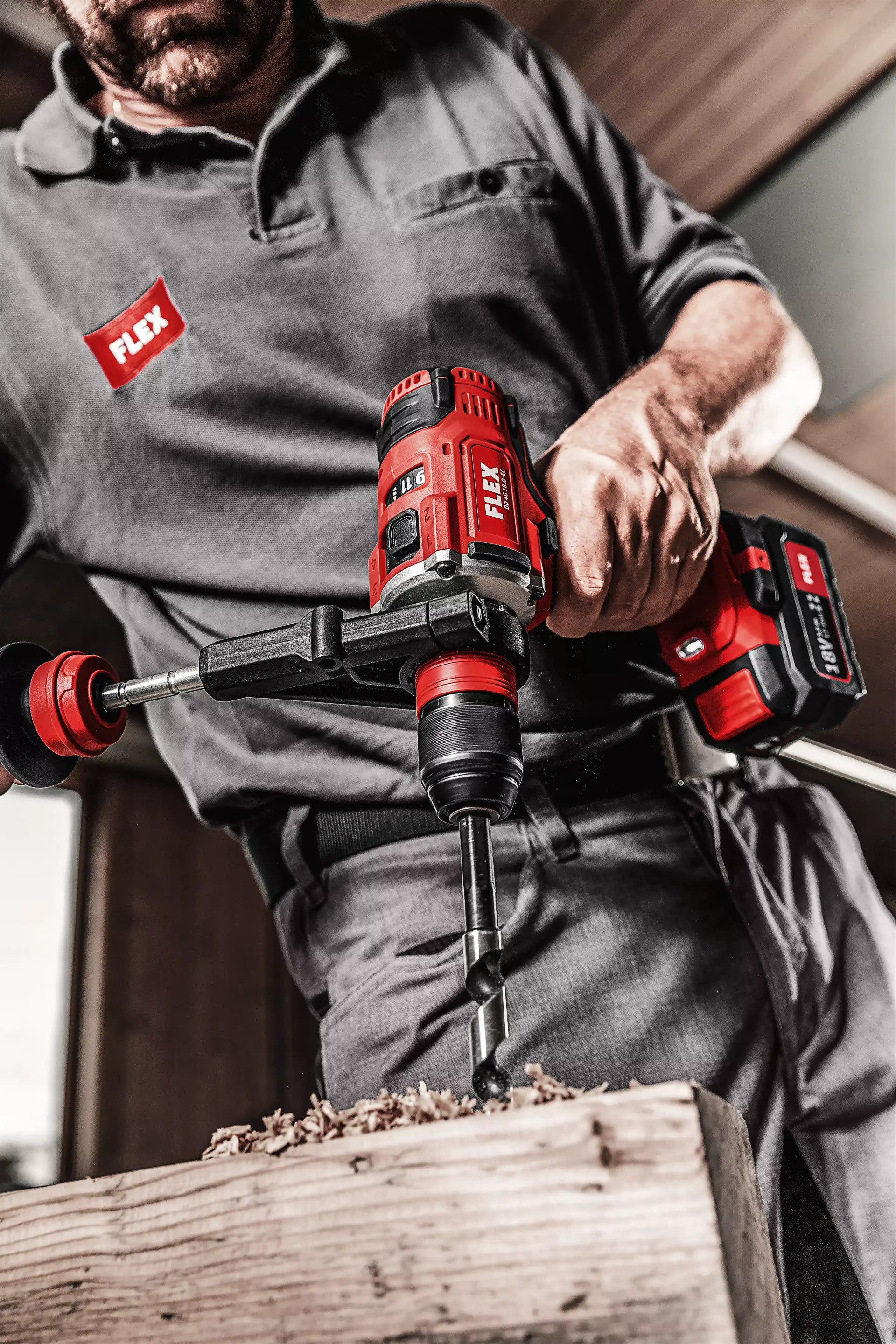 FLEX cordless drill/driver 18V 4-speed DD 4G 18.0-EC C 491292