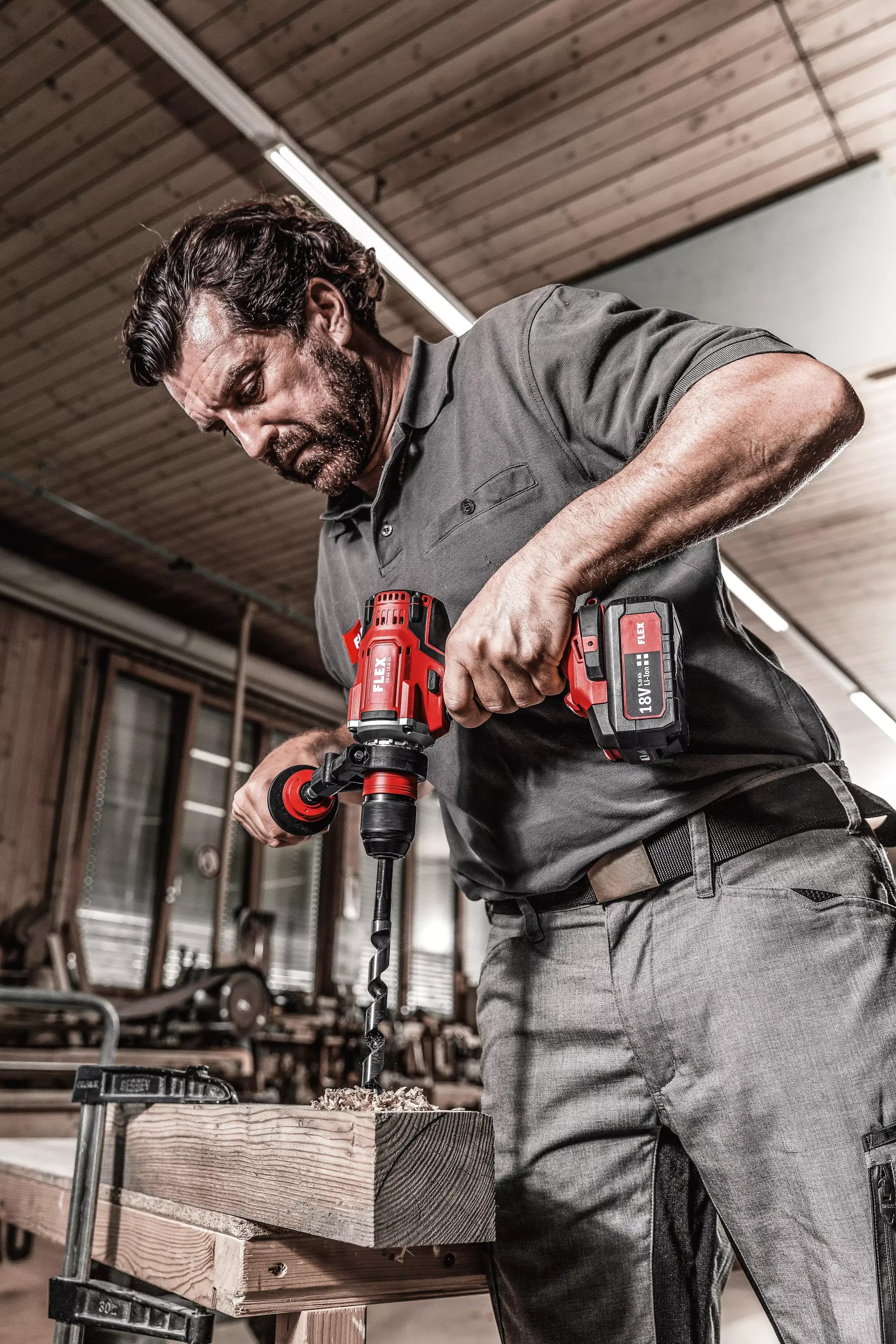 FLEX cordless drill/driver 18V 4-speed DD 4G 18.0-EC C 491292