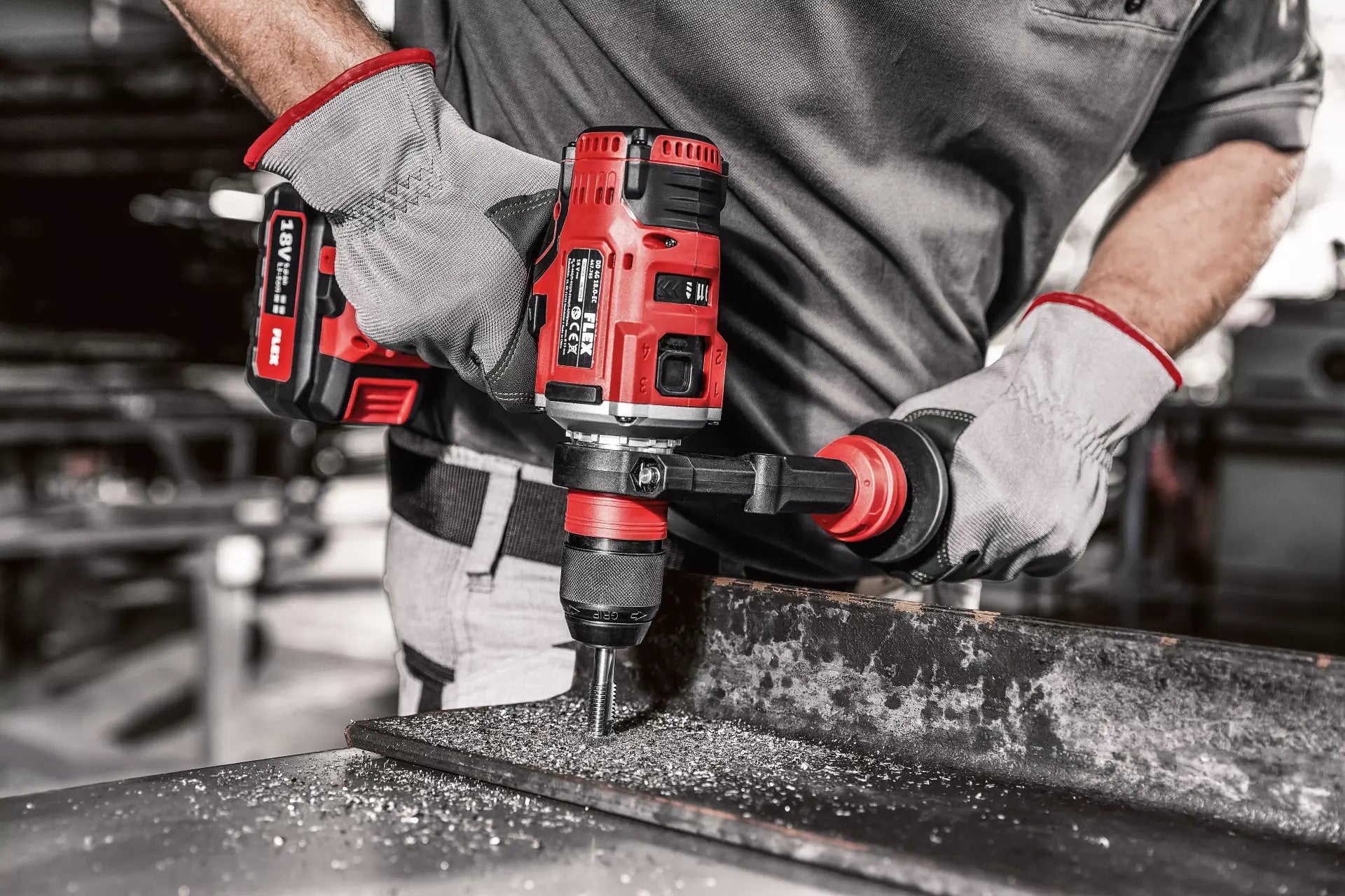 FLEX cordless drill/driver 18V 4-speed DD 4G 18.0-EC C 491292