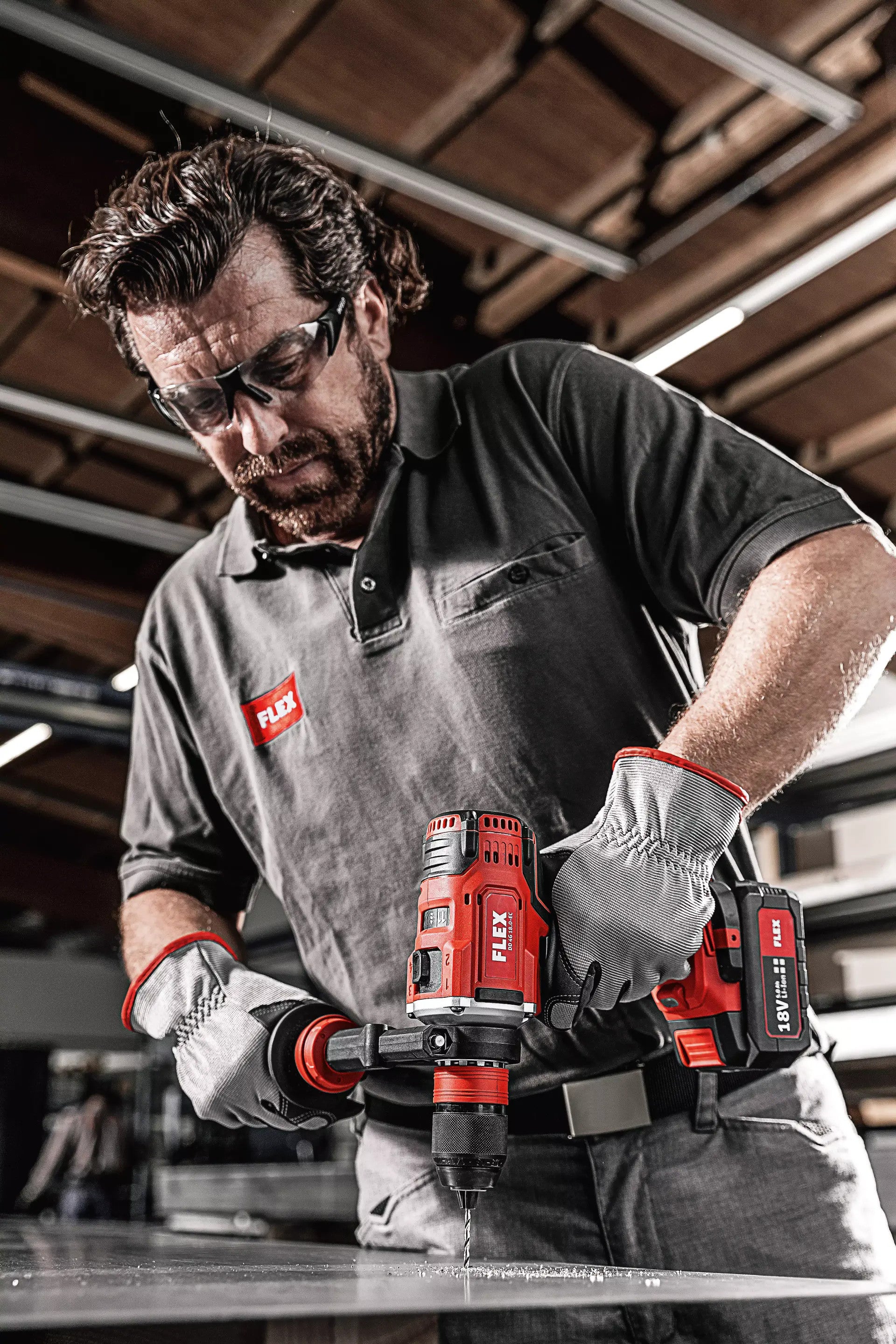 FLEX cordless drill/driver 18V 4-speed DD 4G 18.0-EC C 491292