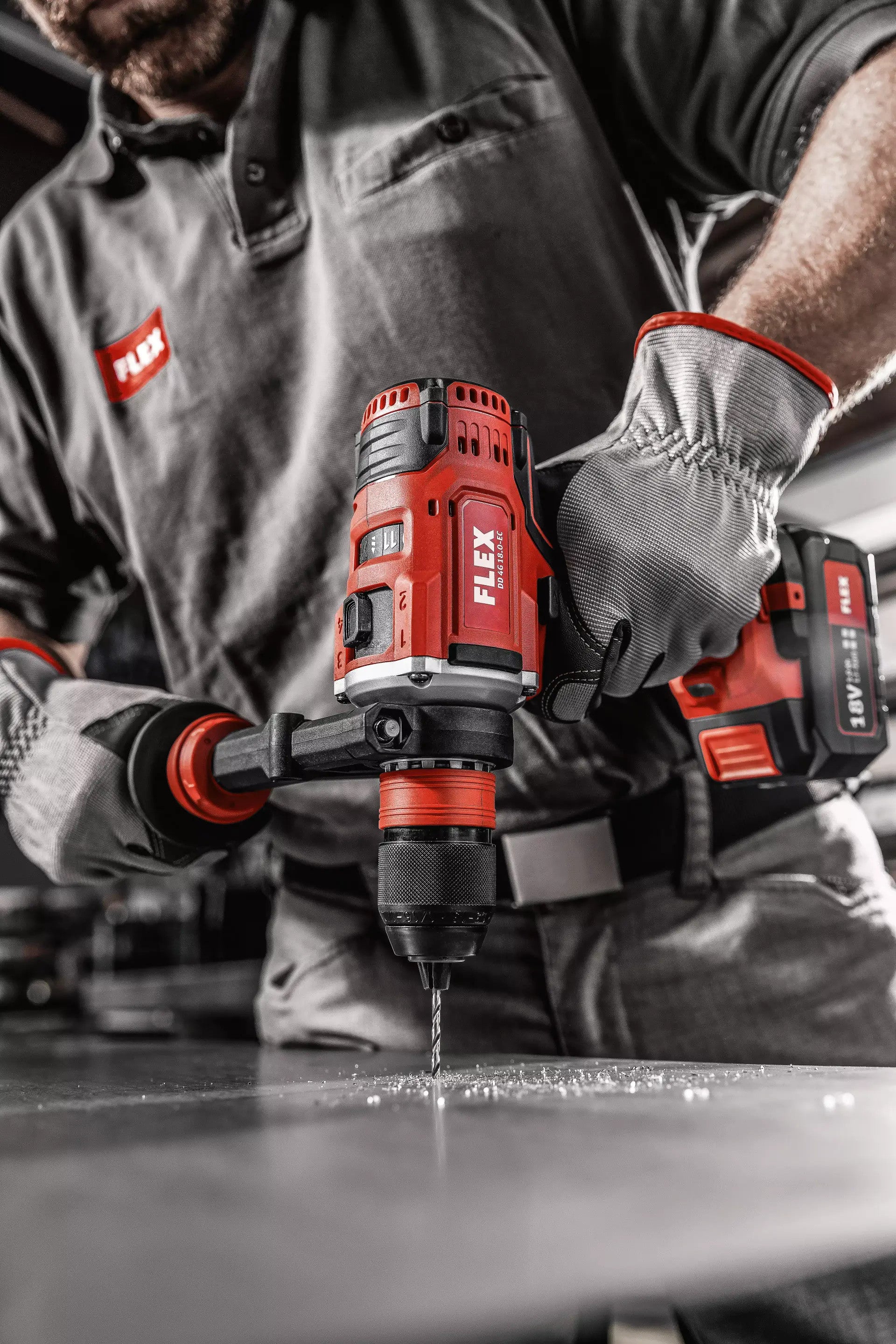 FLEX cordless drill/driver 18V 4-speed DD 4G 18.0-EC C 491292