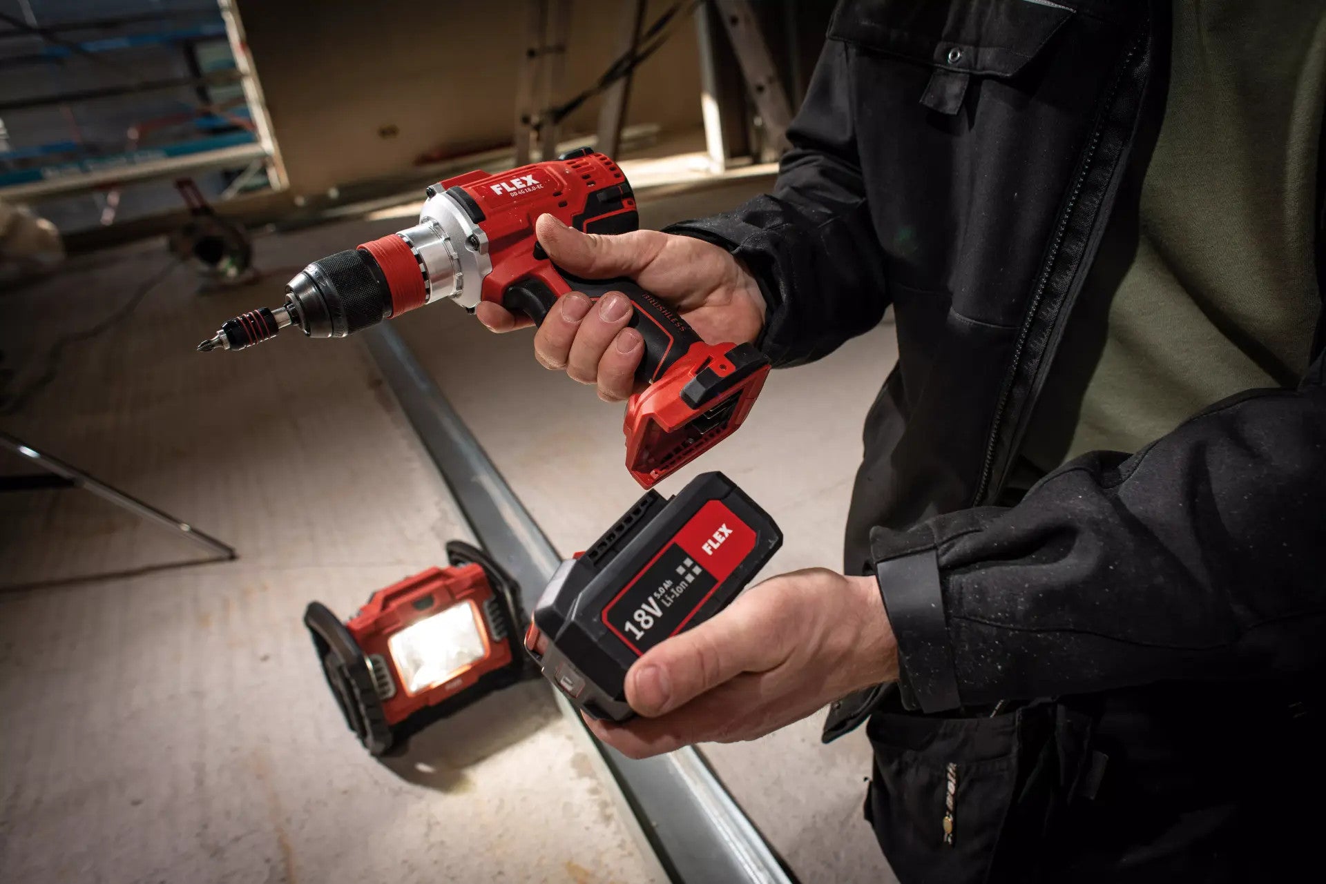 FLEX cordless drill/driver 18V 4-speed DD 4G 18.0-EC C 491292