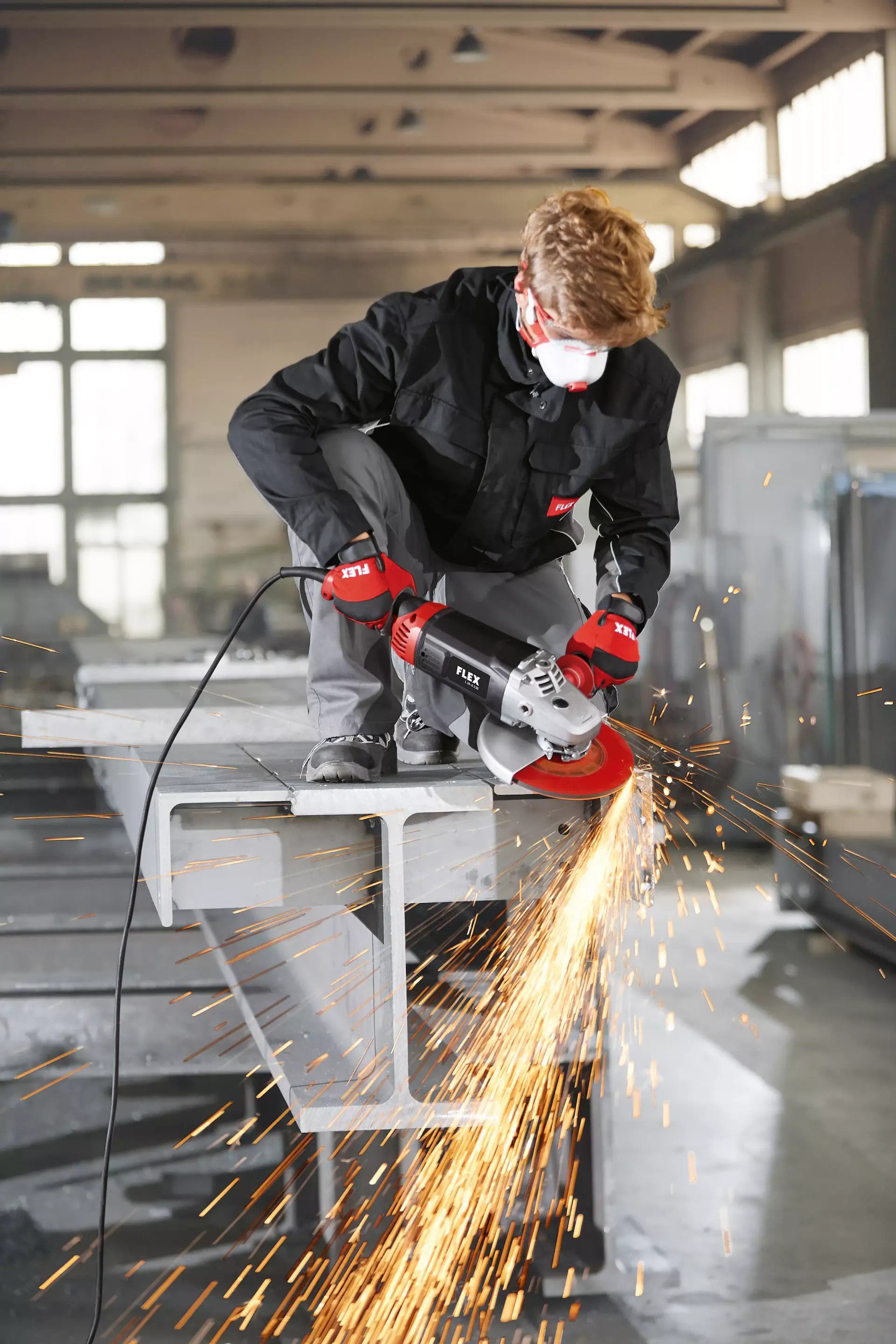 FLEX Winkelschleifer 230mm 2600W L26-6 230 TK-S Diamantjet Diamantscheibe 466239