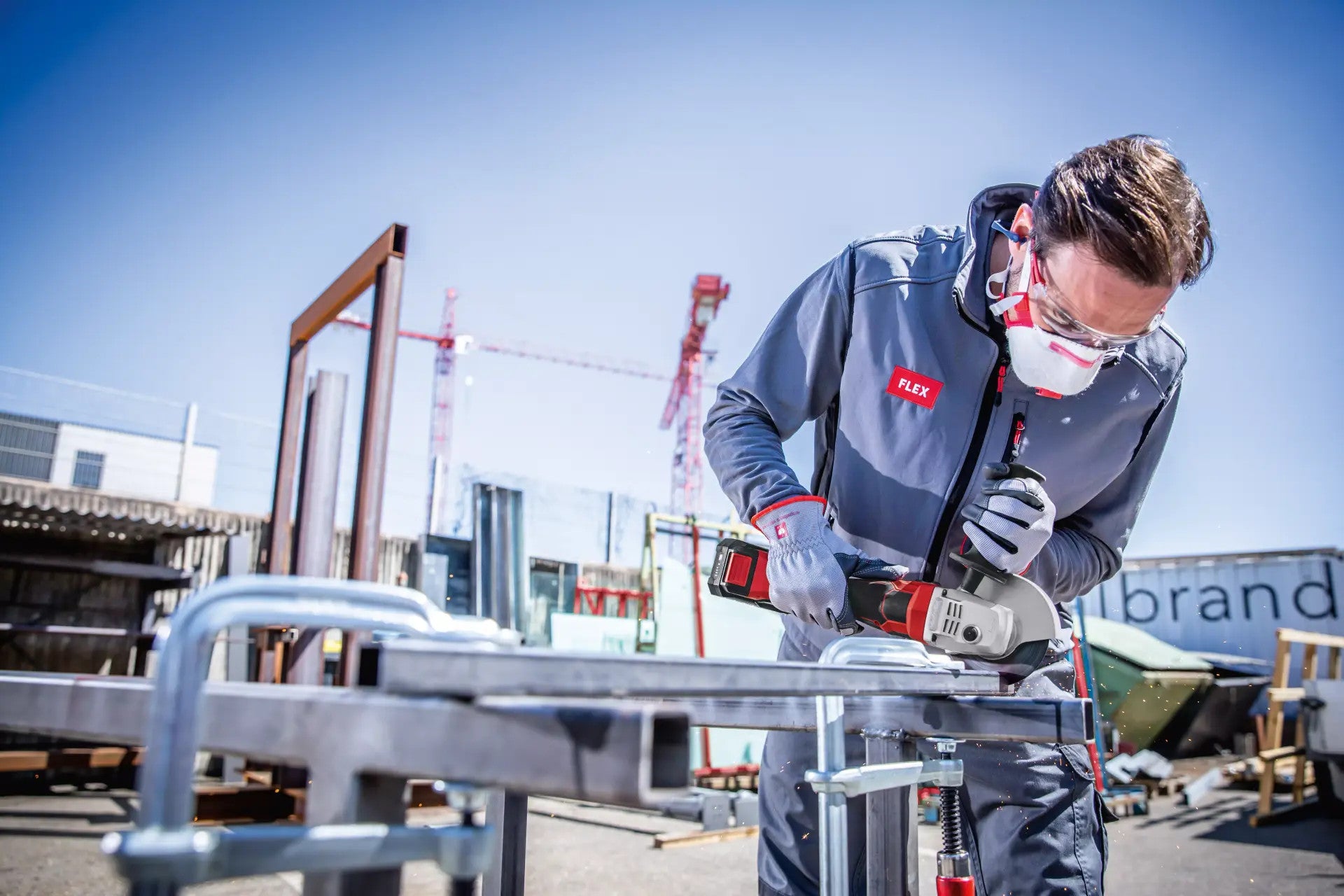 FLEX Akku-Winkelschleifer 18V 125 mm LB 125 18.0-EC C 499307