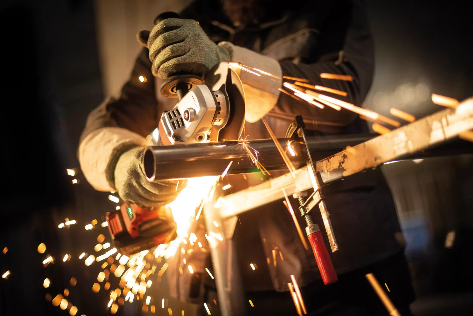 FLEX Akku-Winkelschleifer mit Drehzahlregulierung 18V LBE 125 18.0-EC C 499285