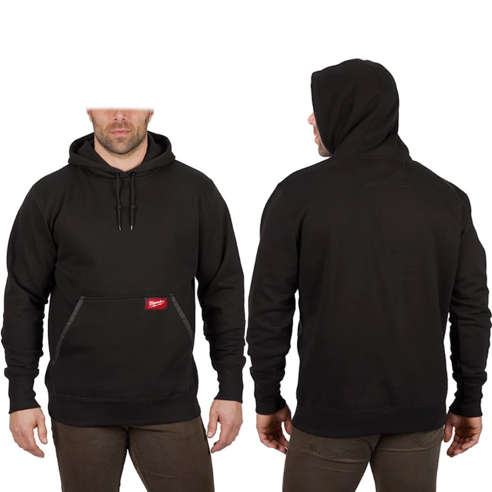 Milwaukee Pullover Arbeits-Kapuzenpullover Arbeitskleidung Schwarz