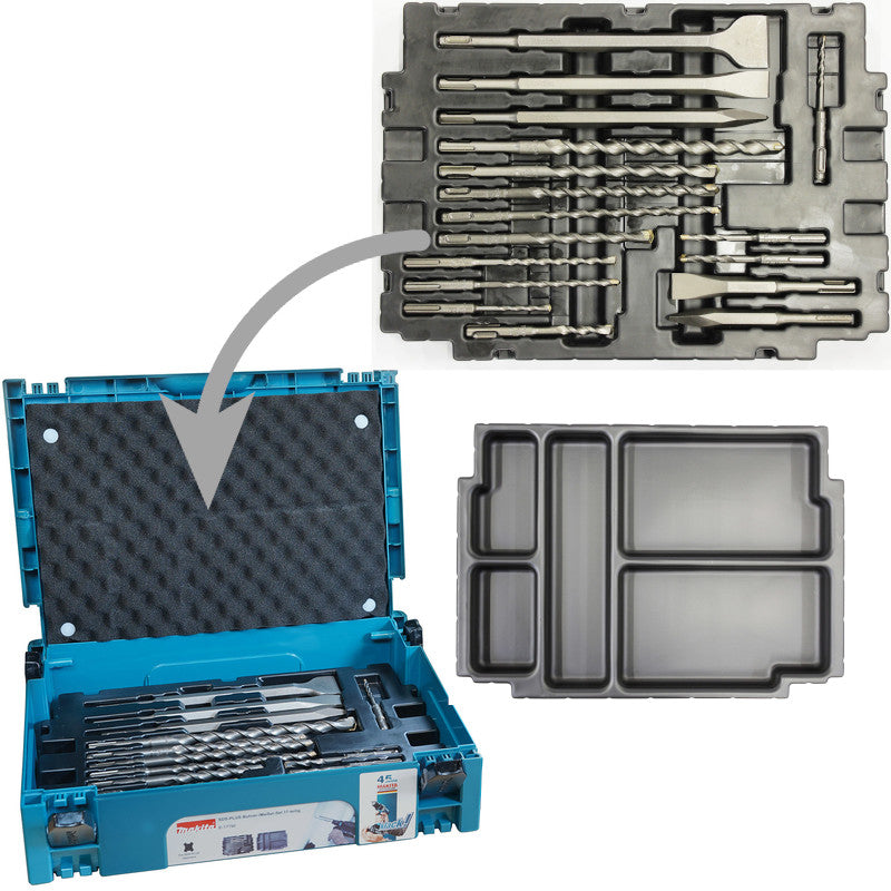 Makita Bohrer- Meißel-Set SDS-Plus Gr.1 17-teilig.