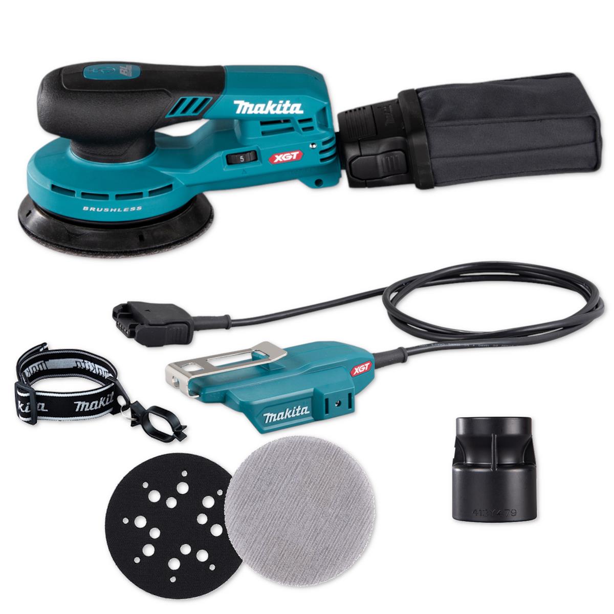 Makita 40V Cordless Random Orbital Sander XGT BO001CGZ 125mm