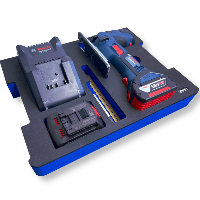 SCHWÄBLE® Schaumeinlage Schaumstoffeinlage für Bosch Akku-Stichsäge GST18V-LI S