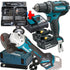 Makita Akku-Bohrschrauber + Winkelschleifer 18V  DDF482 DGA511