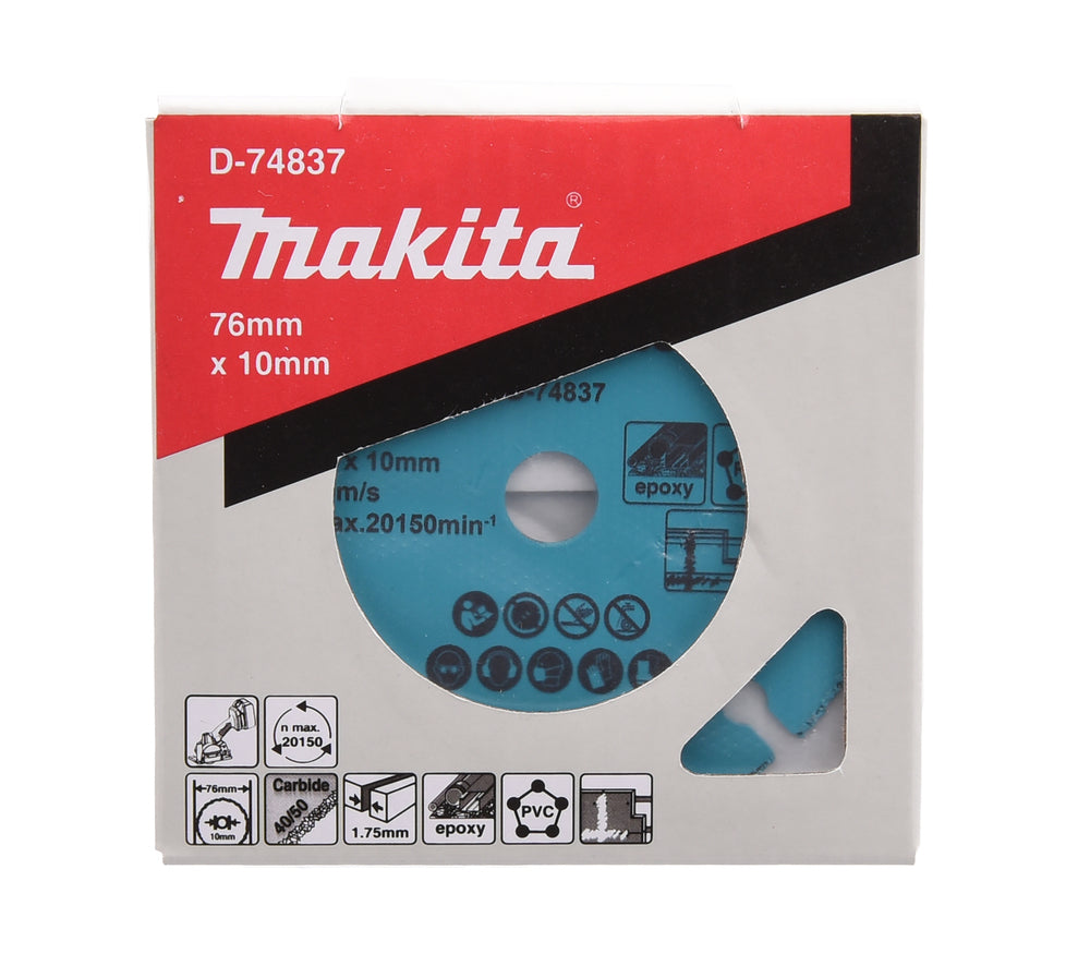 Makita universal cutting disc 76mm for 18V cordless angle grinder DMC300