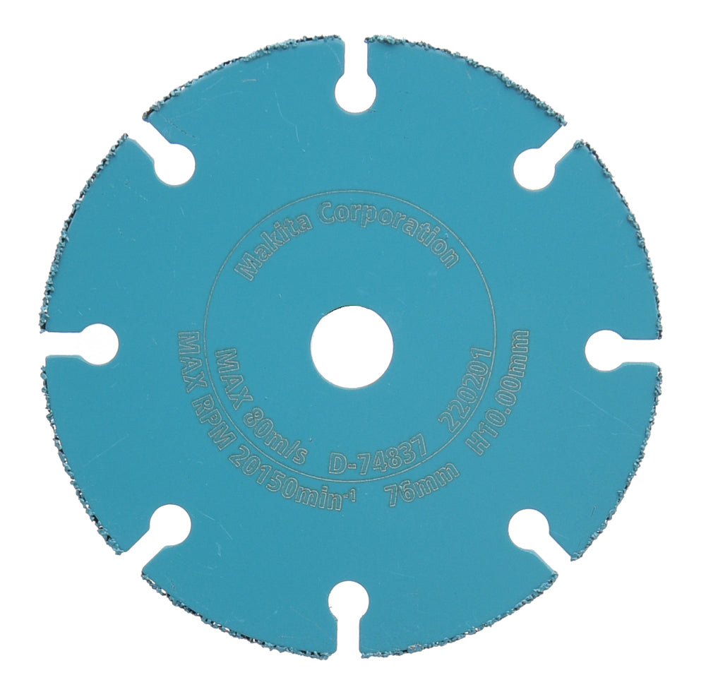 Makita universal cutting disc 76mm for 18V cordless angle grinder DMC300