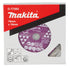 Makita 76mm diamond cutting disc for DMC300 cordless angle grinder