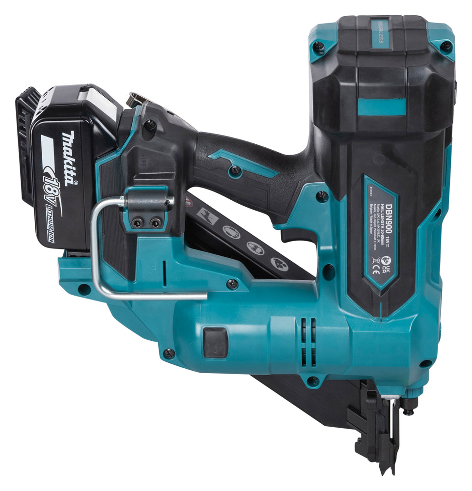 Makita Cordless Strip Nailer 18V DBN900ZK LXT 50-90 mm
