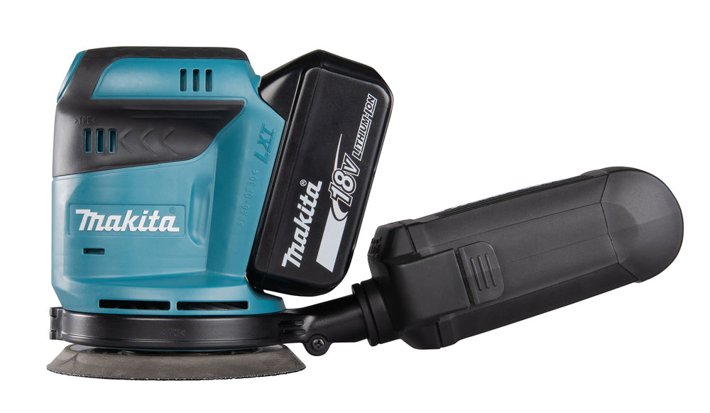 Makita Akku-Exzenterschleifer 18V DBO180SZ + Schwäble Schaumstoffeinlage