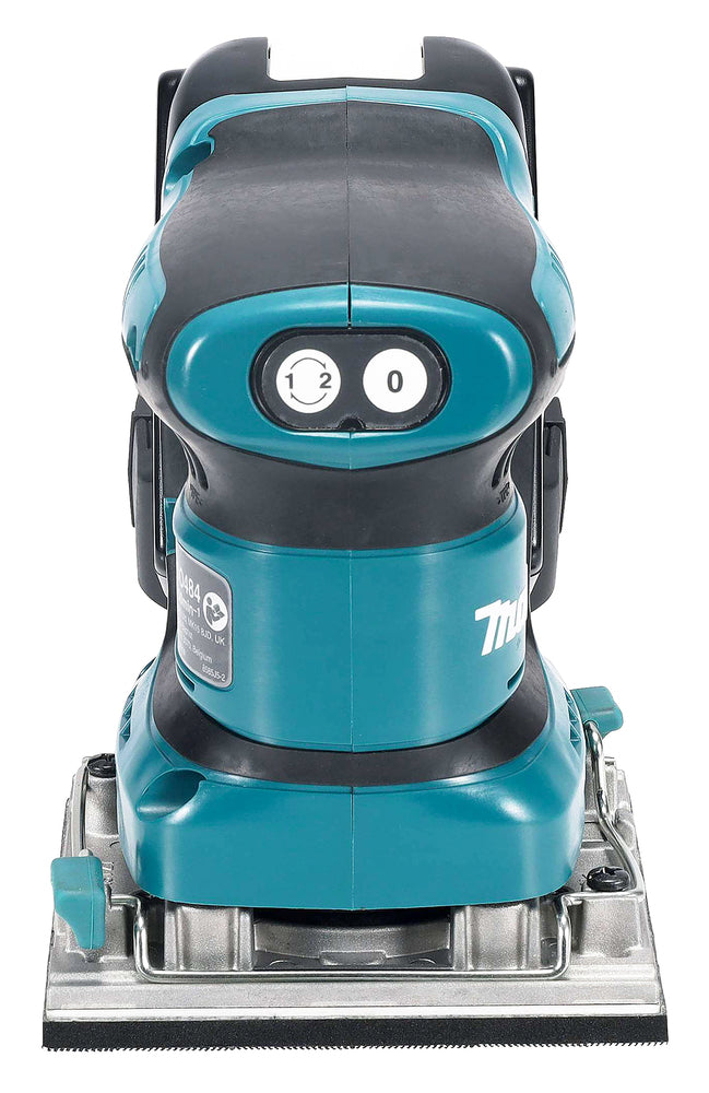 Makita Akku-Schwingschleifer 18V DBO484SZ + Schwäble Schaumstoffeinlage