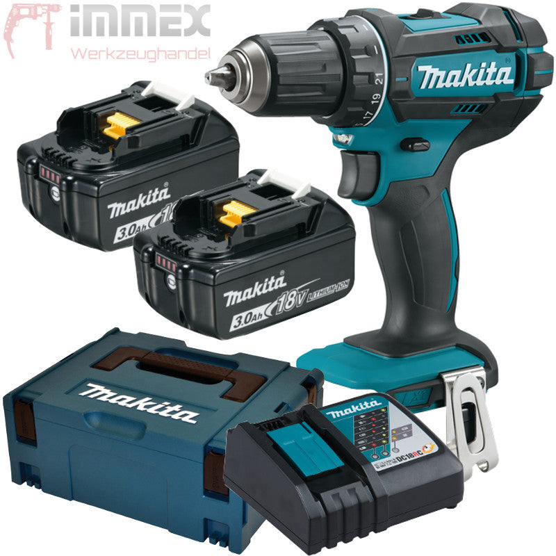 Makita 18V Cordless Combo Set: Drill Driver DDF482 and Impact Driver DTW300