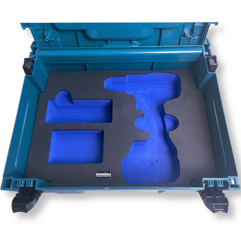 SCHWÄBLE® Schaumeinlage Schaumstoffeinlage für Makita Schlagbohrschrauber DHP484