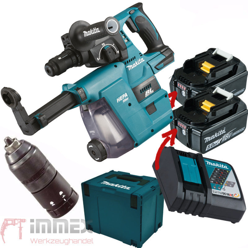 Makita Akku-Kombihammer 18V DHR243RTJW